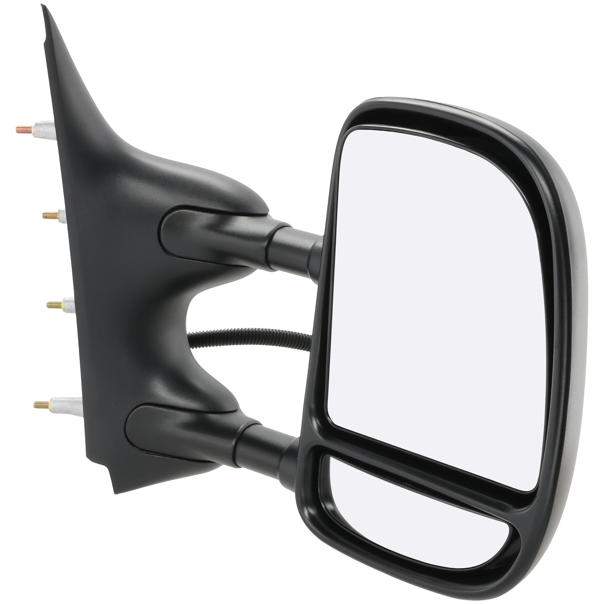 AM ECONOLINE VAN 09-14 TOWING MIRROR RH Power Manual Folding Non Heated Textured No Auto dimming BSD Memory and Signal Light 4 Bolt Mount SKU JFD125ER Partslink FO1321329 OEM 9C2Z17682CA