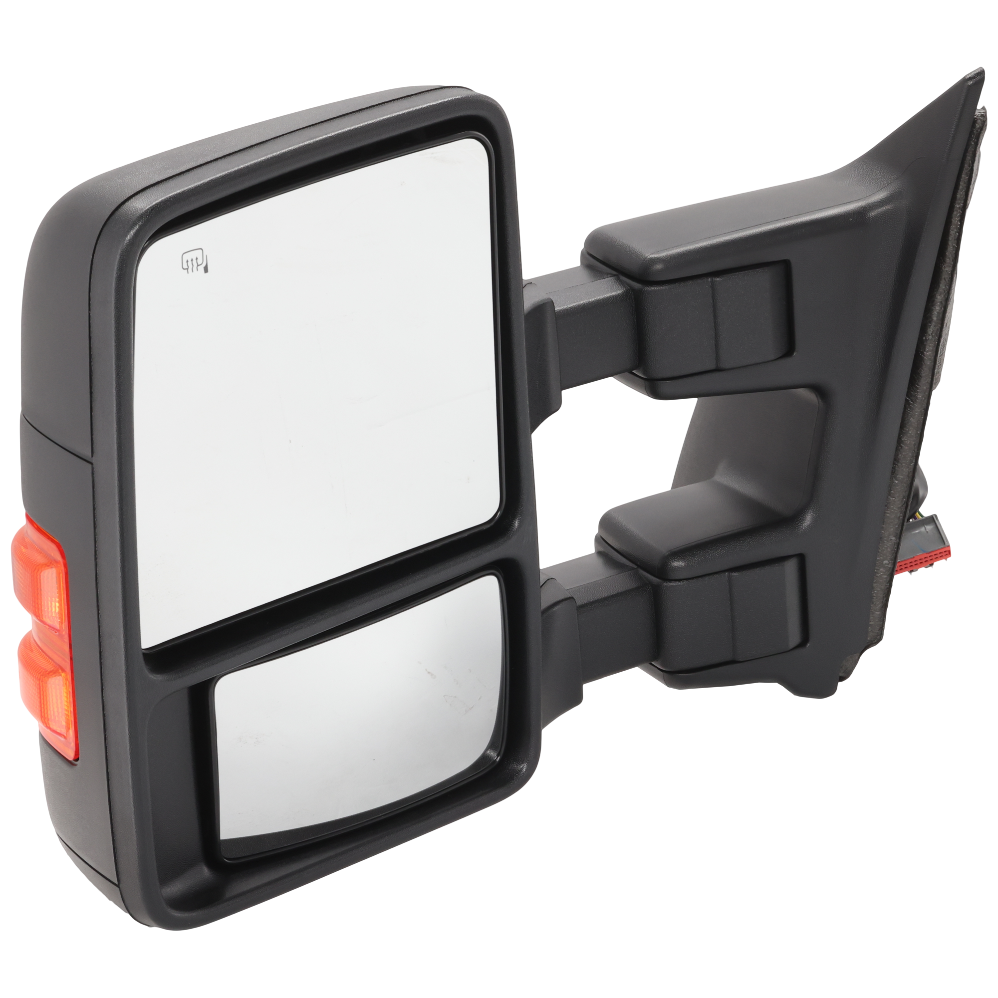 AM F SERIES SUPER DUTY 08-08 TOWING MIRROR LH Power Manual Folding Heated Textured w Signal Light No Memory SKU JFD127EL S Partslink FO1320341 OEM 8C3Z17683BC