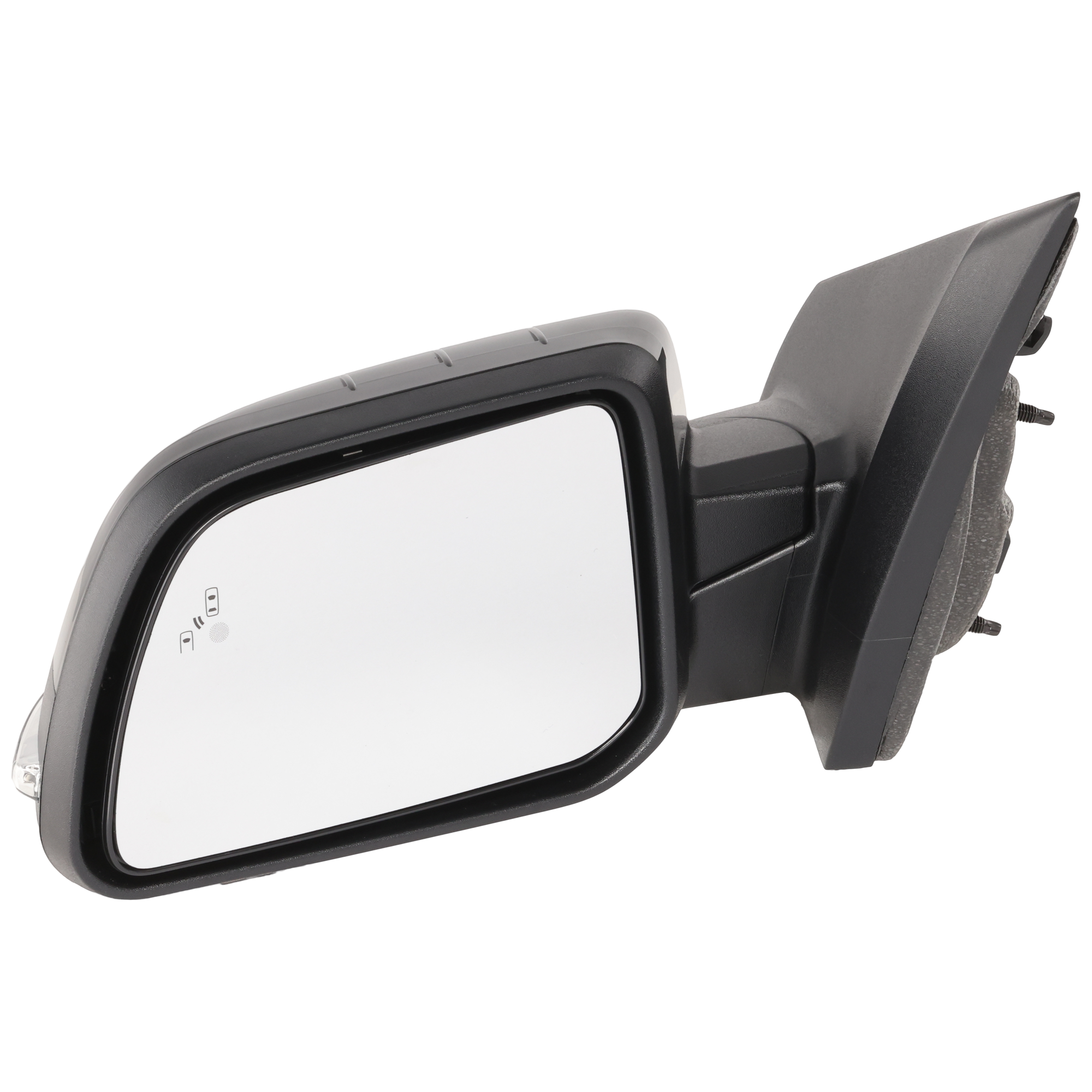 AM EDGE 11-14 MIRROR LH Power Manual Folding Heated Paintable w BSD in Glass and In housing Signal Light No Auto dimming and Memory SKU JFD12EL S OEM CT4Z17683CAPTM PFM CT4Z17683FA
