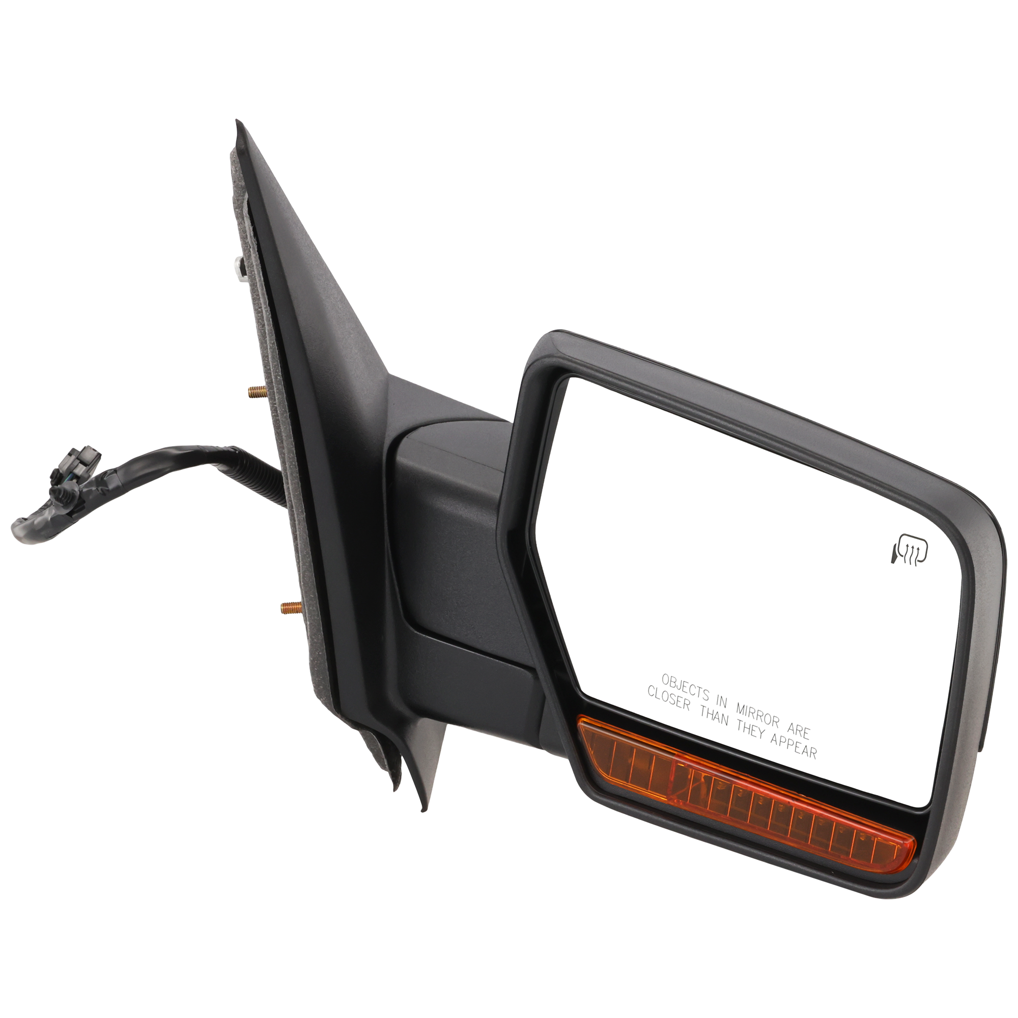 AM EXPEDITION 11-11 MIRROR RH Non Towing Power Manual Folding Heated Textured w In housing Signal Light and Memory No Auto dimming and BSD SKU JFD142ER S Partslink FO1321363 OEM 8L1Z17682BA BL1Z17682BA PFM CL