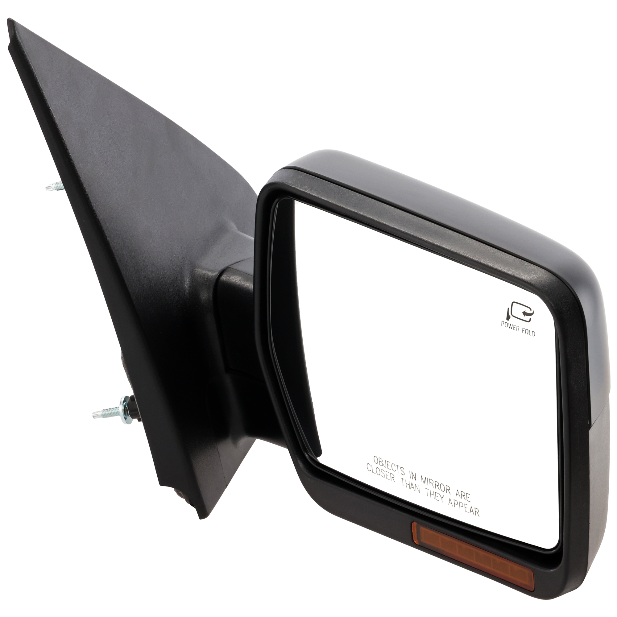 AM F 150-07-08 MIRROR RH Non Towing Power Power Folding Heated Paintable w In housing Signal Light and Memory No Auto dimming and BSD SKU JFD149ER S Partslink FO1321373 OEM 8L3Z17682TA
