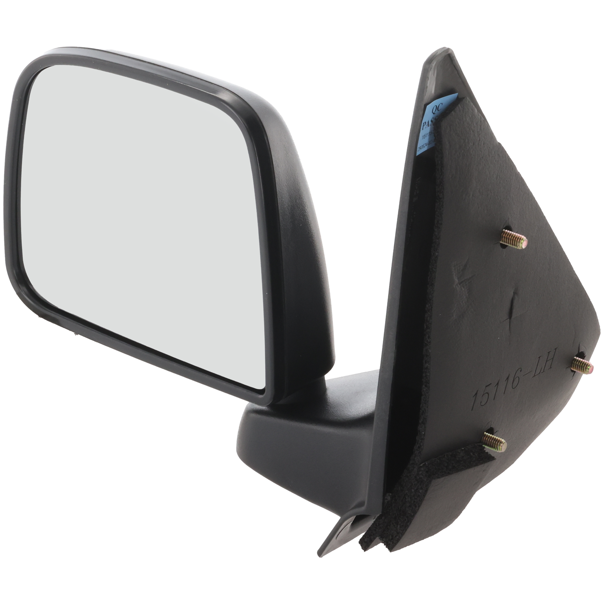 AM RANGER 93-05 MAZDA PICKUP 94-02 MIRROR LH Manual Adjust Manual Folding Non Heated Textured Paddle Style SKU JFD14L Partslink FO1320156 OEM F87Z17683SAB
