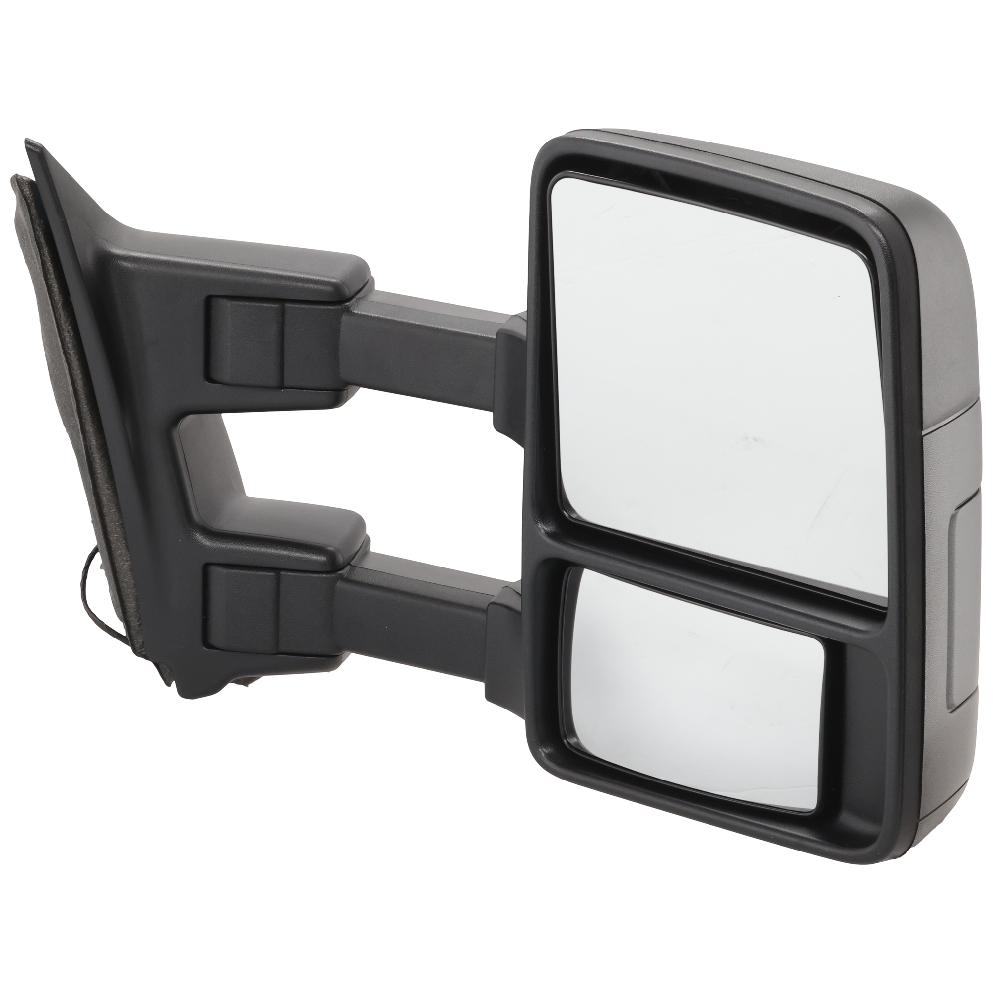 AM F SERIES SUPER DUTY 11-12 TOWING MIRROR RH Manual Adjust Manual Folding Non Heated Textured Sensor SKU JFD156R Partslink FO1321400 OEM BC3Z17682AA