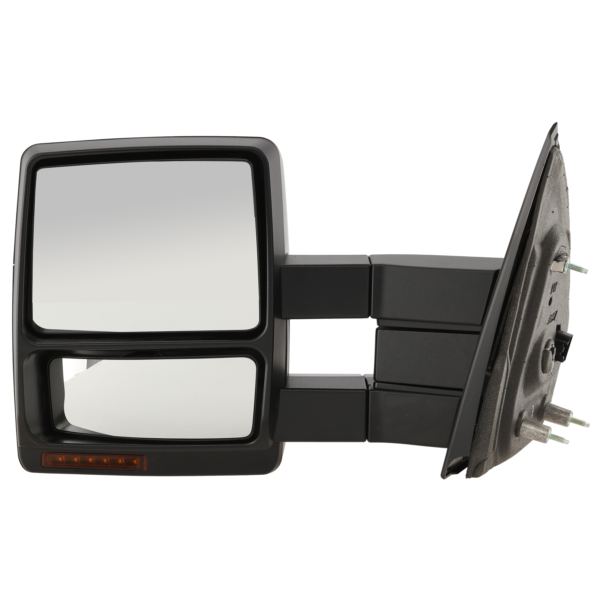 AM F 150-09-14 TOWING MIRROR LH Power Manual Folding Heated Paintable w BSG In housing Signal Light Memory and Puddle Light No Auto dimming Exc. SVT Raptor Model SKU JFD161EL S Partslink FO1320430 OEM 9L3Z17683CAPTM