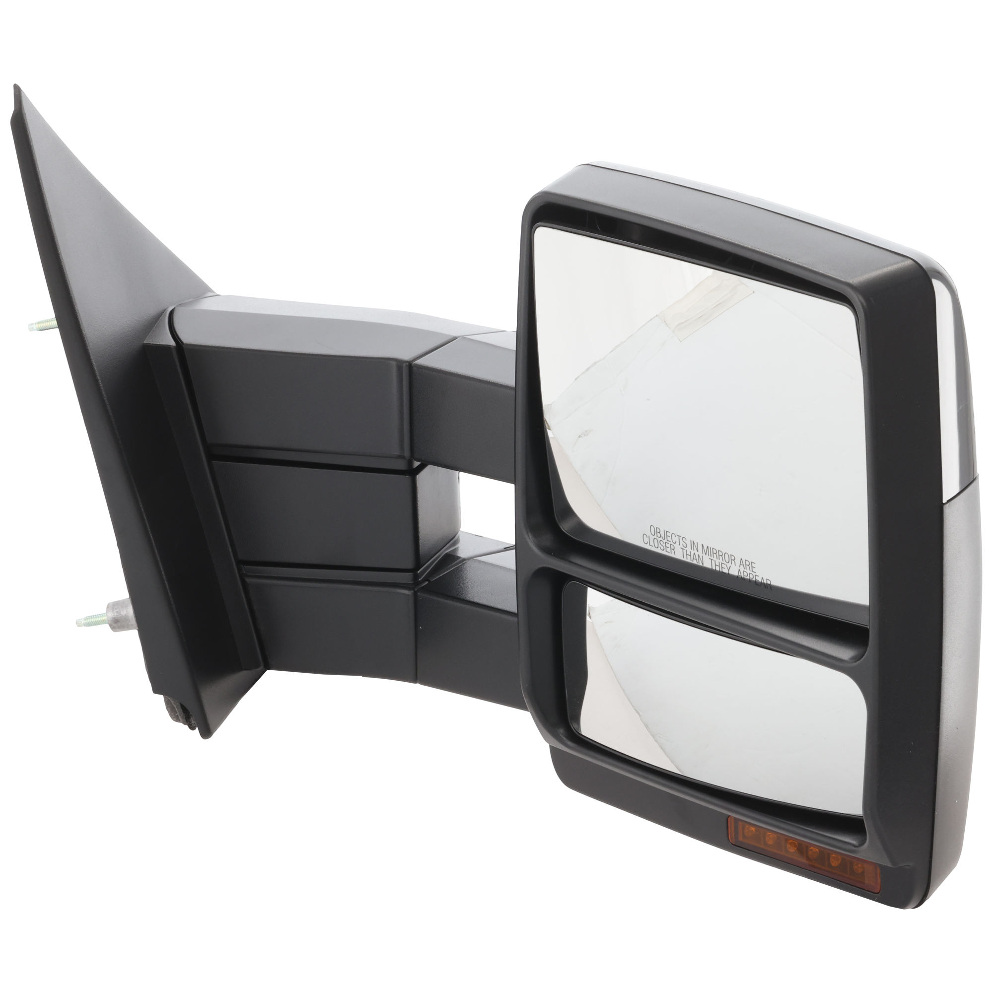 AM F 150-09-14 TOWING MIRROR RH Power Manual Folding Heated Paintable w BSG In housing Signal Light Memory and Puddle Light No Auto dimming Exc. SVT Raptor Model SKU JFD161ER S Partslink FO1321430 OEM 9L3Z17682CAPTM