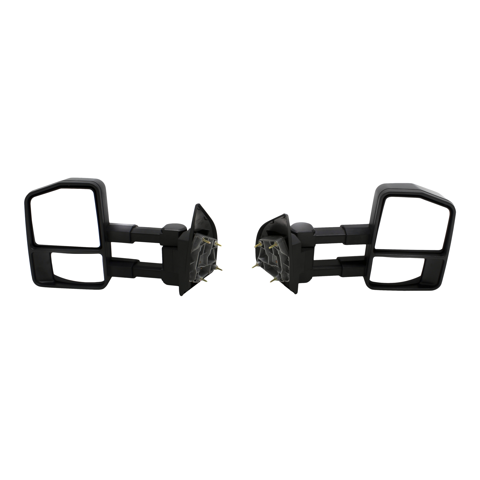 AM F SERIES SUPER DUTY 99-10 TOWING MIRROR RH and LH Manual Adjust Manual Folding Non Heated Textured Dual Glass No Signal Light SKU JFD166RL OEM F81Z17682AAA PFM F81Z17683AAB