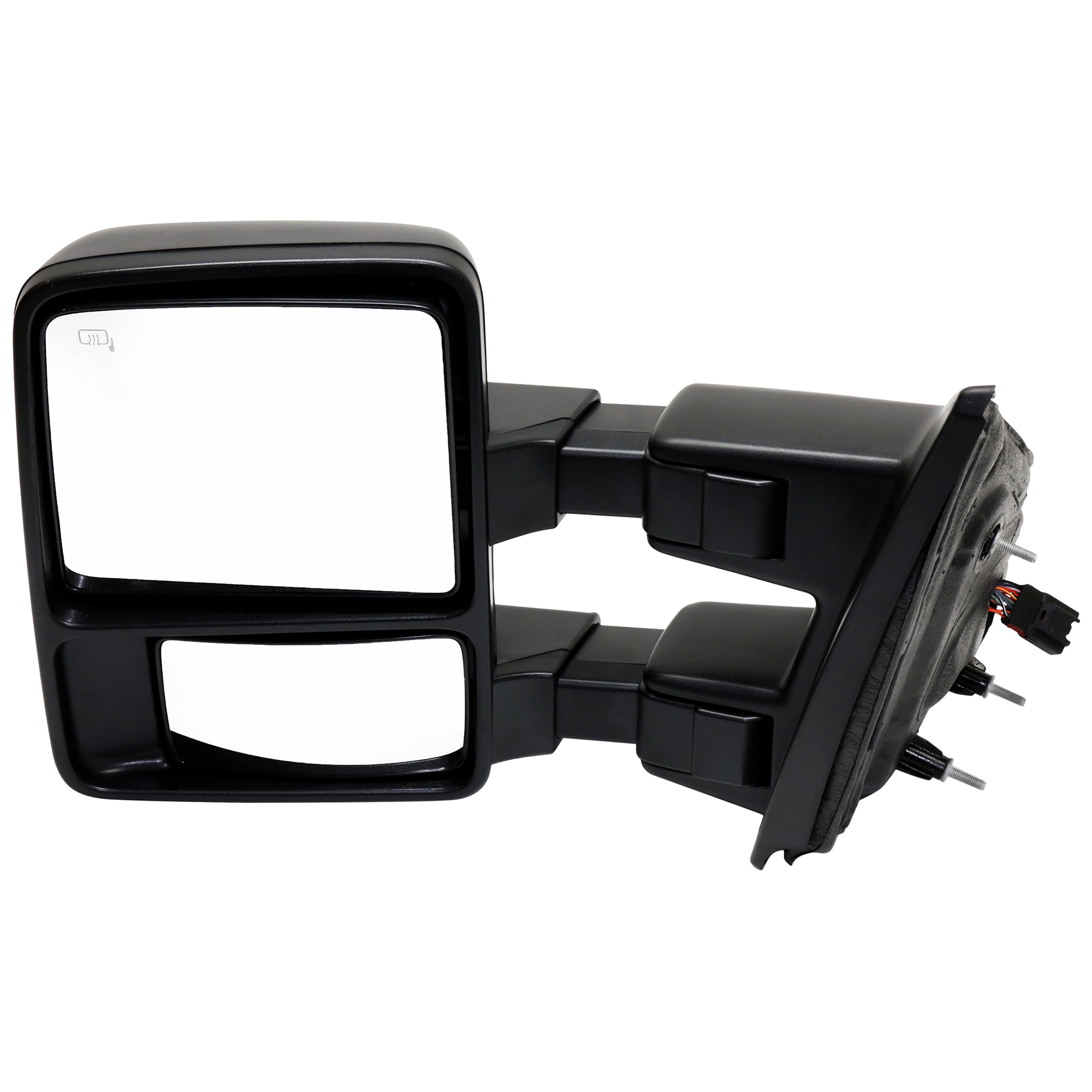 AM F 150-13-14 TOWING MIRROR LH Power Power Folding Heated Textured w Memory and Signal Light Exc. SVT Raptor Model SKU JFD169EL S Partslink FO1320479 OEM DL3Z17683AA PFM