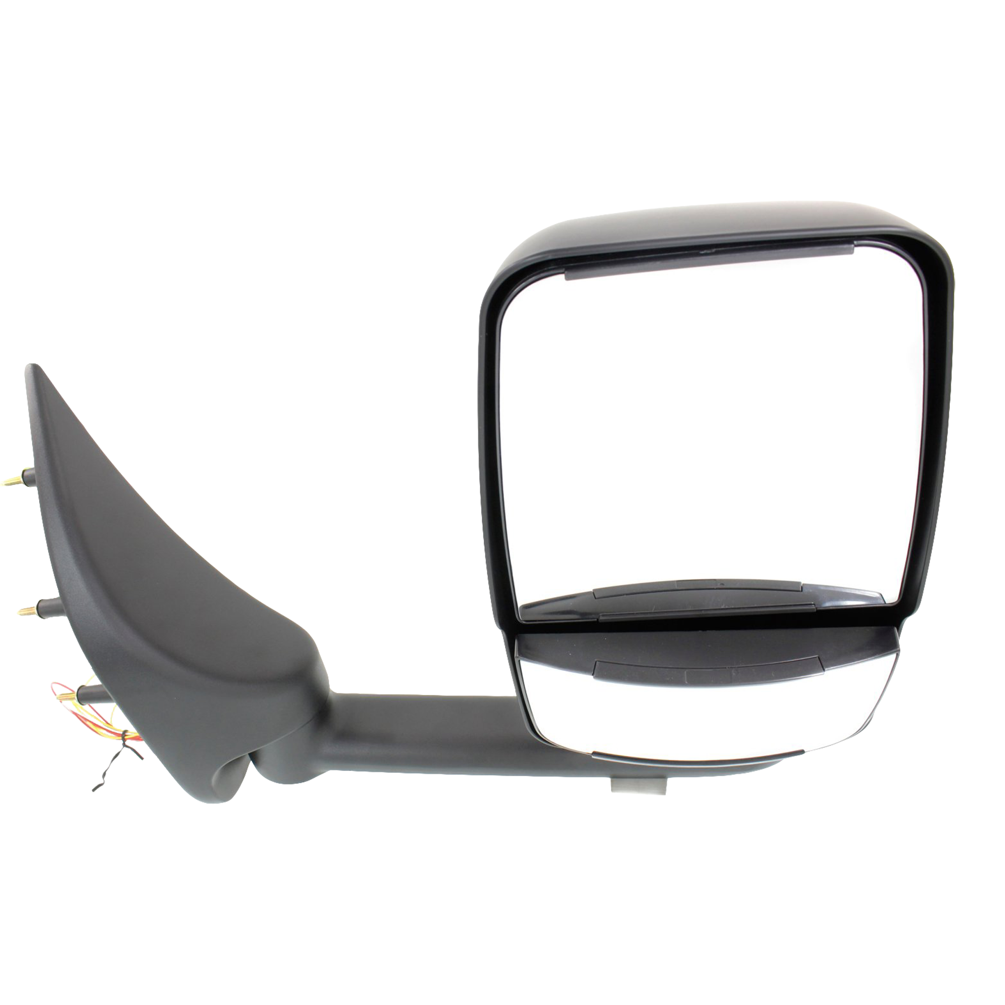 AM ECONOLINE VAN 02-14 TOWING MIRROR LH Manual Adjust Manual Folding Non Heated Paintable No Auto dimming BSD In housing Signal Light and Memory 4 Bolt Mount SKU JFD175L S OEM 3C2Z17683FAA PFM