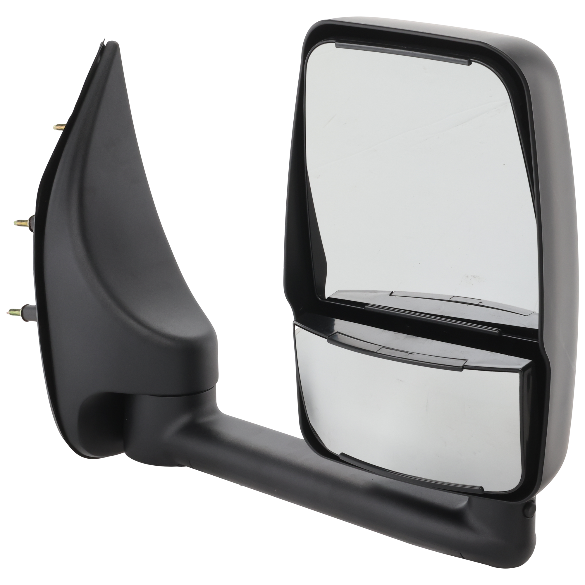AM ECONOLINE VAN 02-14 TOWING MIRROR LH Manual Adjust Manual Folding Non Heated Paintable No Auto dimming BSD Memory and Signal Light 4 Bolt Mount SKU JFD175L OEM 3C2Z17683FAA PFM