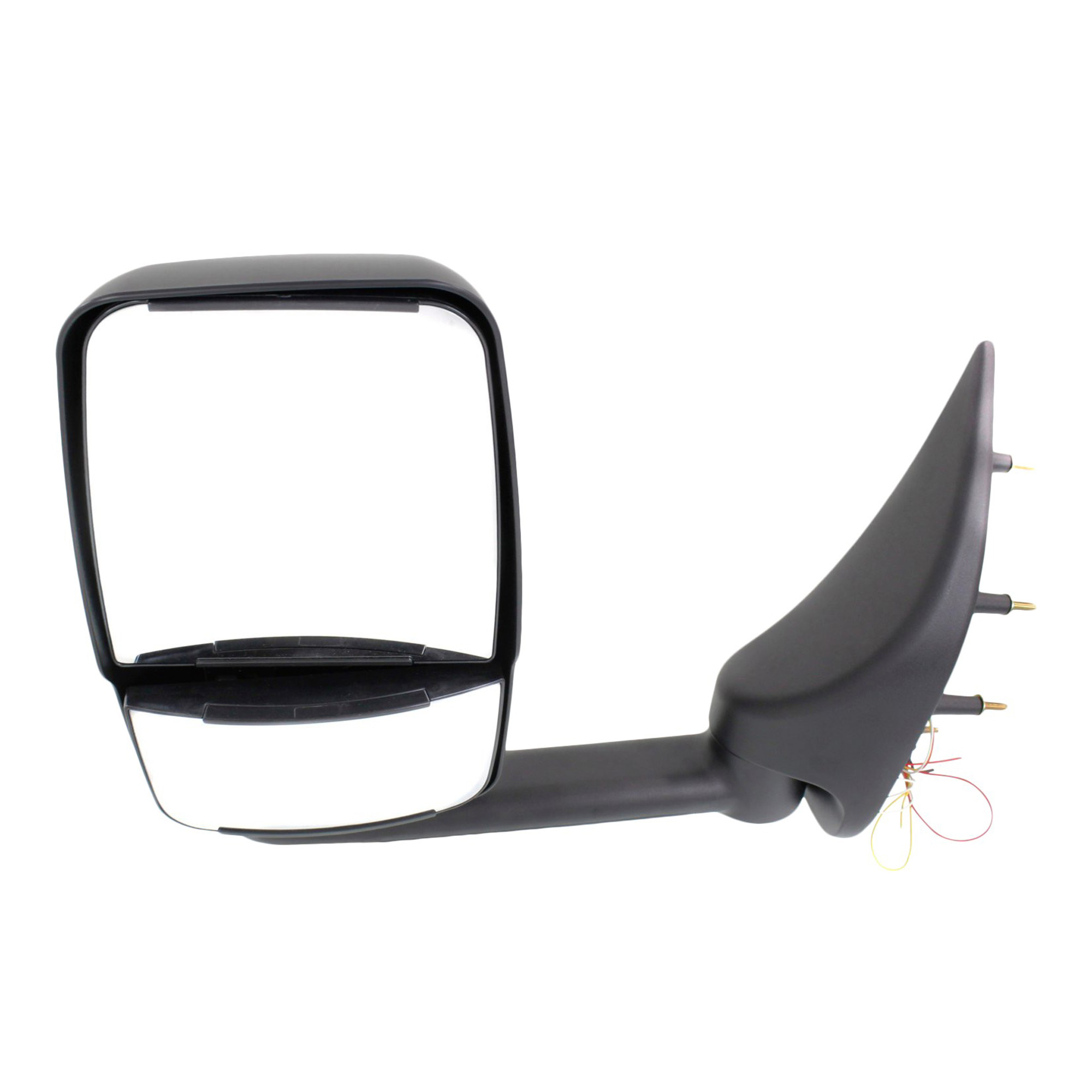 AM ECONOLINE VAN 02-14 TOWING MIRROR RH Manual Adjust Manual Folding Non Heated Paintable No Auto dimming BSD In housing Signal Light and Memory 4 Bolt Mount SKU JFD175R S OEM 3C2Z17682FAA PFM