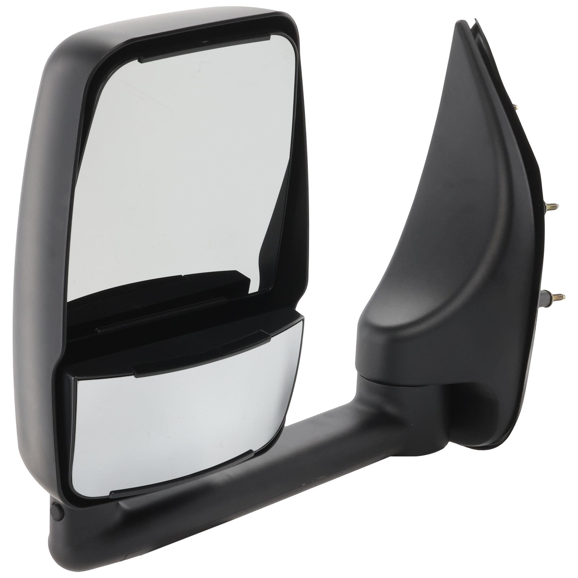 AM ECONOLINE VAN 02-14 TOWING MIRROR RH Manual Adjust Manual Folding Non Heated Paintable No Auto dimming BSD Memory and Signal Light 4 Bolt Mount SKU JFD175R OEM 3C2Z17682FAA PFM