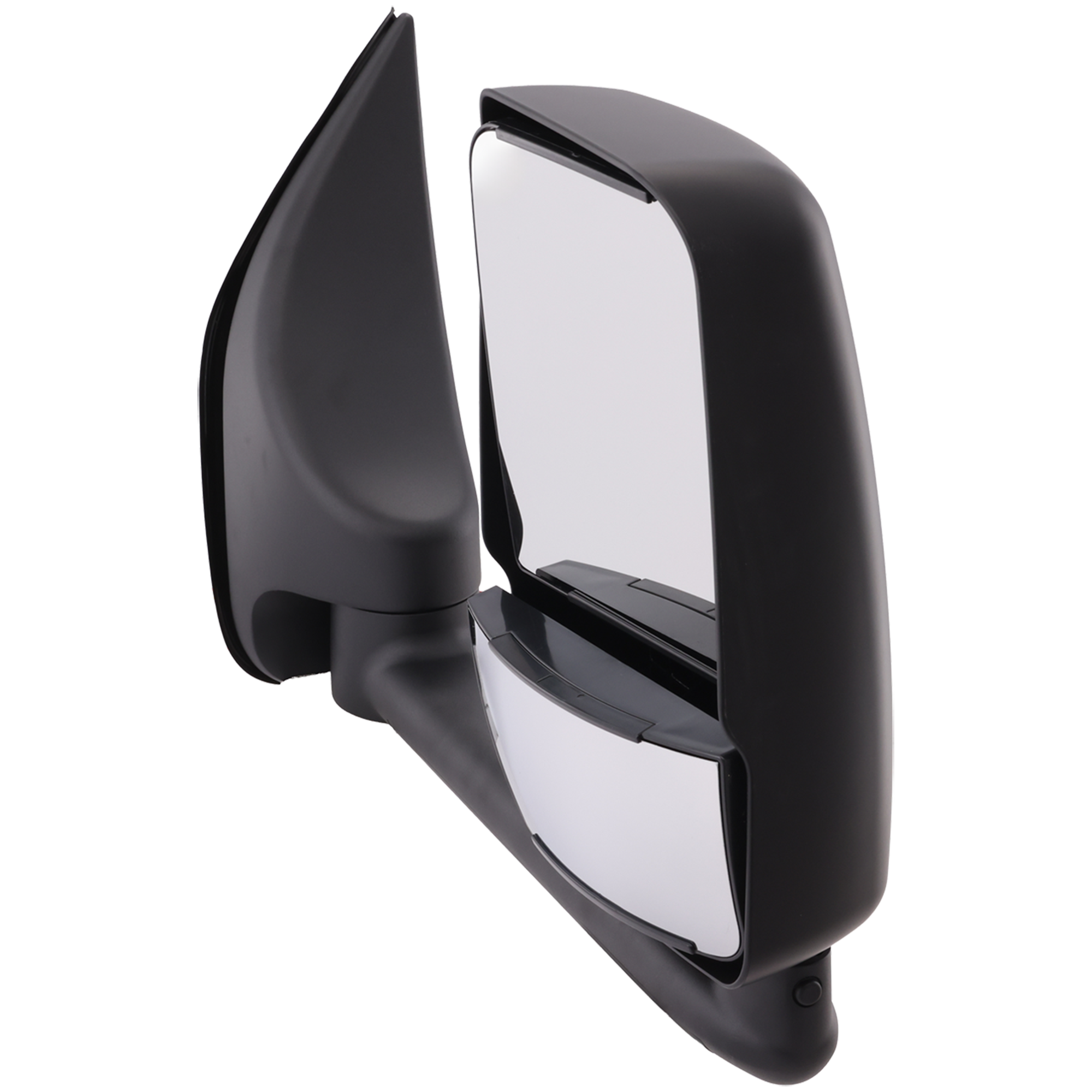 AM ECONOLINE VAN 02-14 TOWING MIRROR LH Manual Adjust Manual Folding Non Heated Paintable No Auto dimming BSD In housing Signal Light and Memory 4 Bolt Mount SKU JFD176L S OEM 3C2Z17683FAA PFM