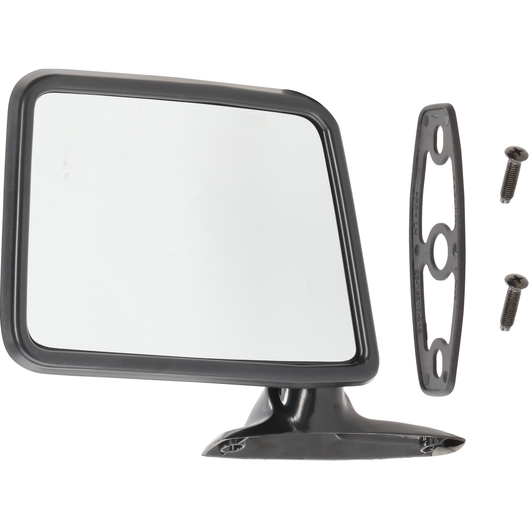 AM RANGER 83-92 MIRROR LH Manual Adjust Manual Folding Non Heated Paintable Paddle Style SKU JFD18L Partslink FO1320108 OEM E5TZ17682D