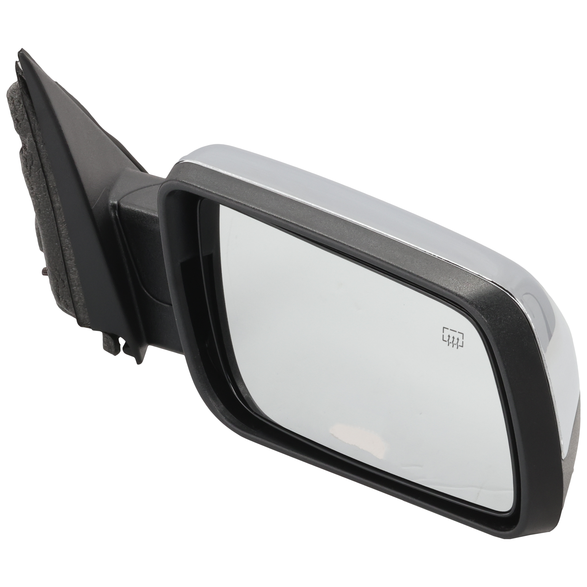 AM FLEX 09-12 MIRROR RH Power Manual Folding Heated Chrome w Memory and Puddle Light SKU JFD198ER Partslink FO1321360 OEM 8A8Z17682CA