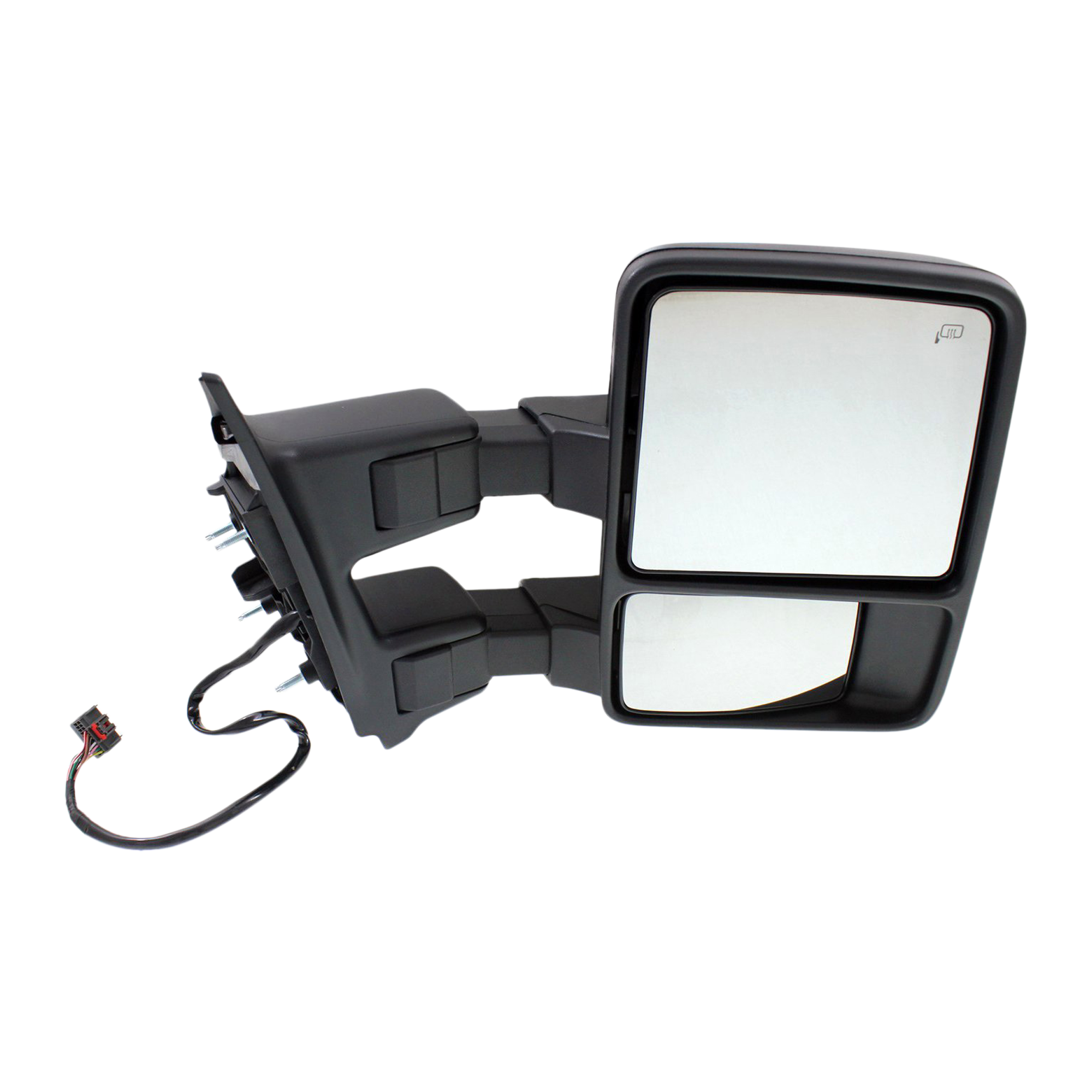 AM F SERIES SUPER DUTY 08-10 TOWING MIRROR RH Power Manual Folding Heated Textured w Memory and Signal Light SKU JFD19ER S Partslink FO1321356 OEM 7C3Z17682EB