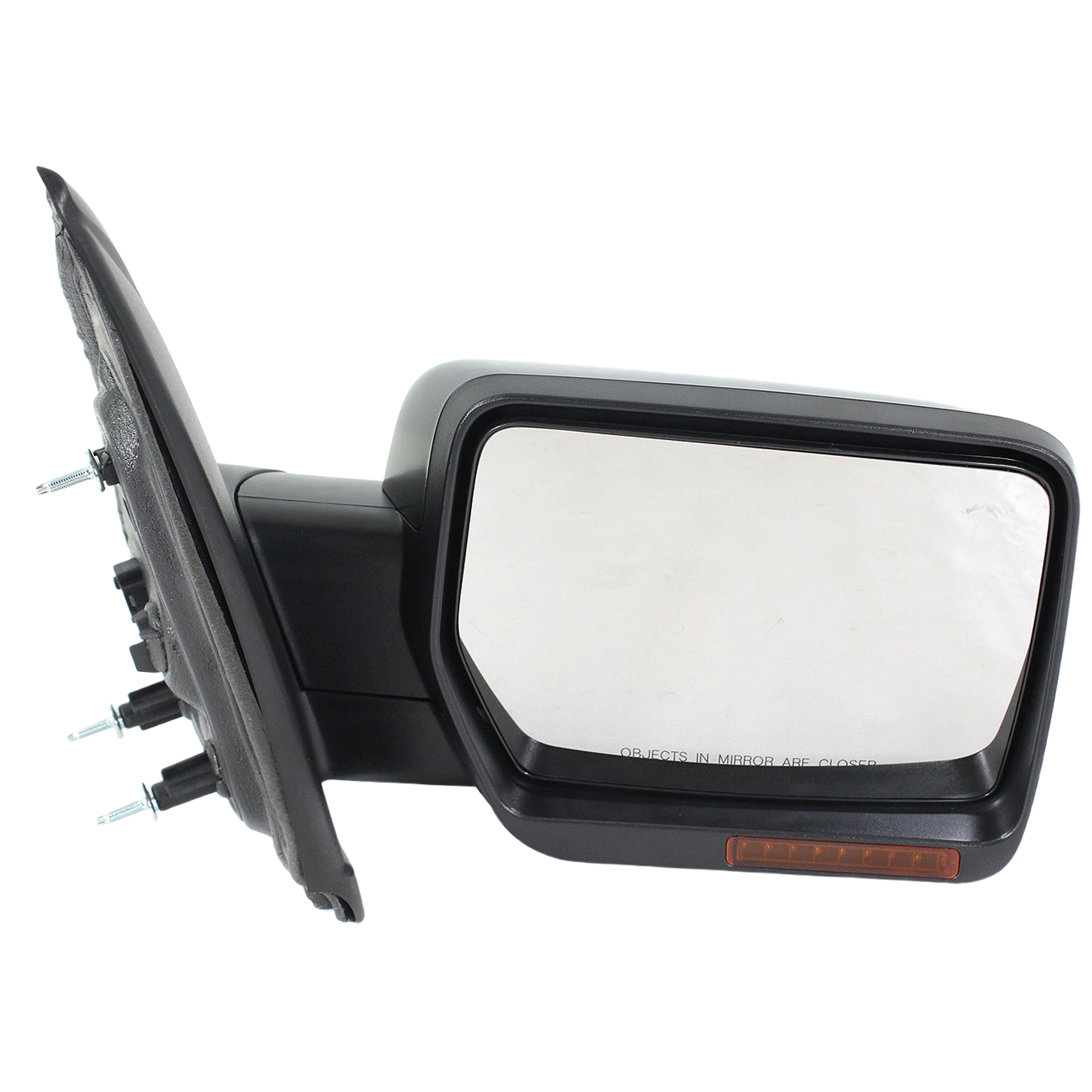 AM F 150-09-10 MIRROR RH Non Towing Power Manual Folding Heated Paintable w In housing Signal Light and Memory No Auto dimming and BSD SKU JFD204ER S Partslink FO1321354 OEM 9L3Z17682DBPTM