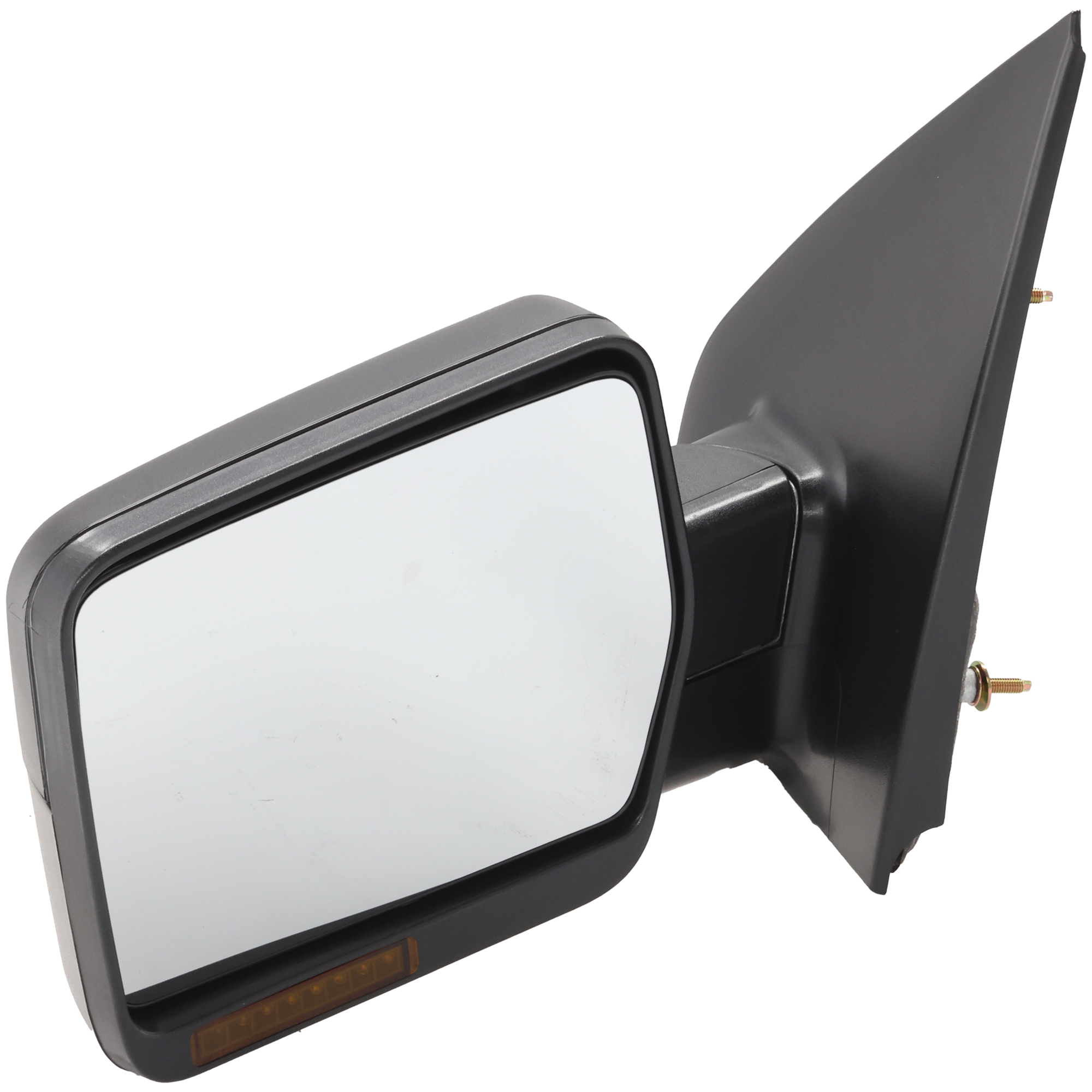 AM F 150-07-08 MIRROR LH Non Towing Power Manual Folding Heated Textured w In housing Signal Light No Auto dimming BSD and Memory SKU JFD209EL S Partslink FO1320321 OEM 8L3Z17683FA PFM