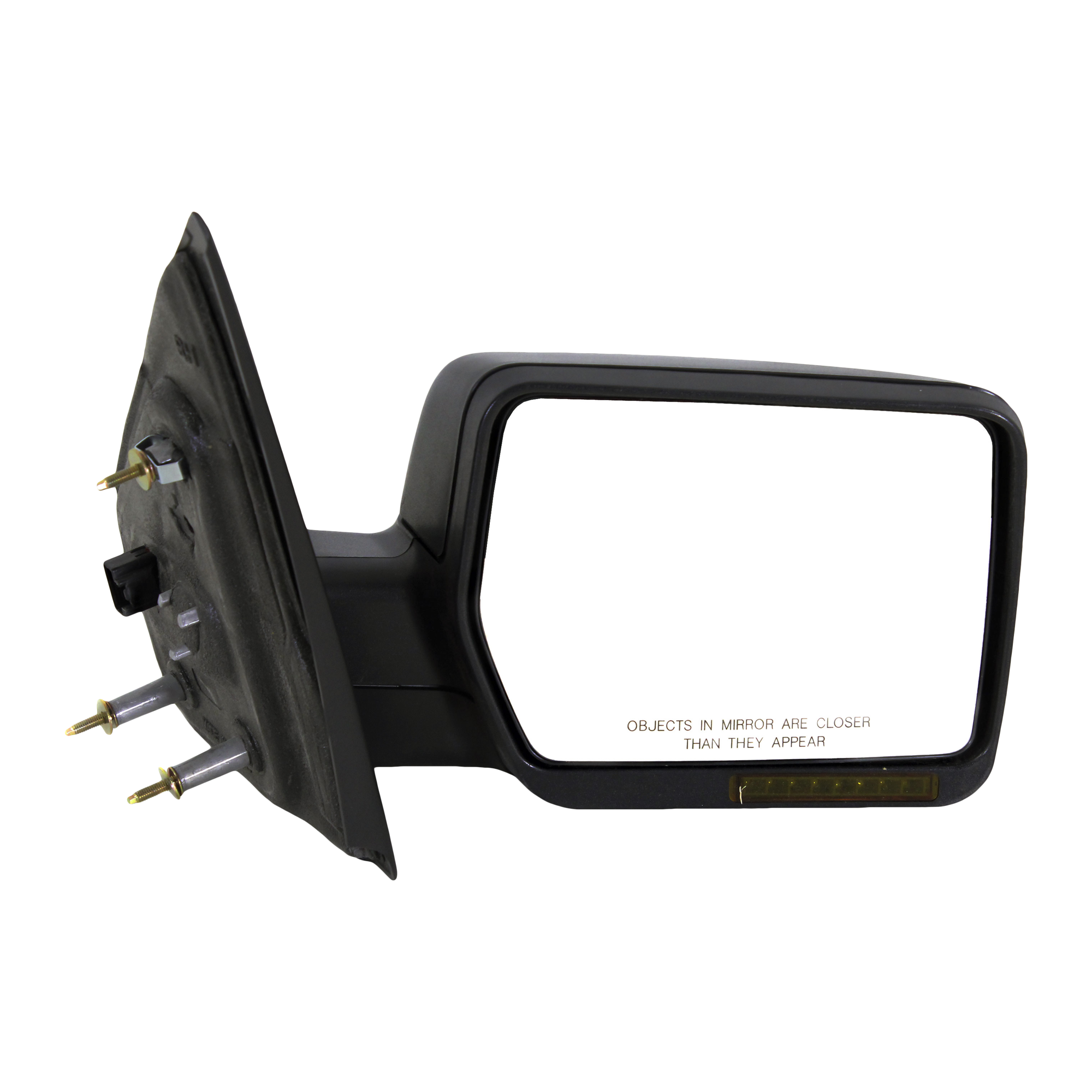 AM F 150-07-08 MIRROR RH Non Towing Power Manual Folding Heated Textured w In housing Signal Light No Auto dimming BSD and Memory SKU JFD209ER S Partslink FO1321321 OEM 8L3Z17682FA
