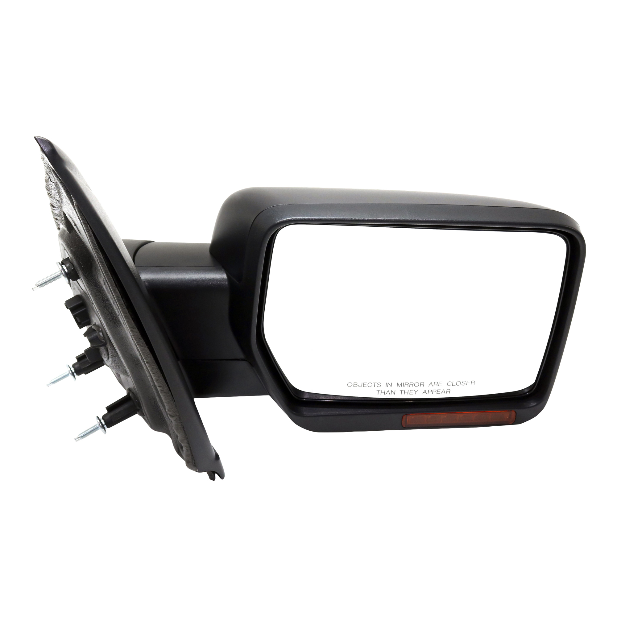 AM F 150-11-14 MIRROR RH Power Manual Folding Heated Paintable w Memory and Signal Light No Blind Spot Feature and Puddle Light SKU JFD223ER S Partslink FO1321405 OEM BL3Z17682DAPTM