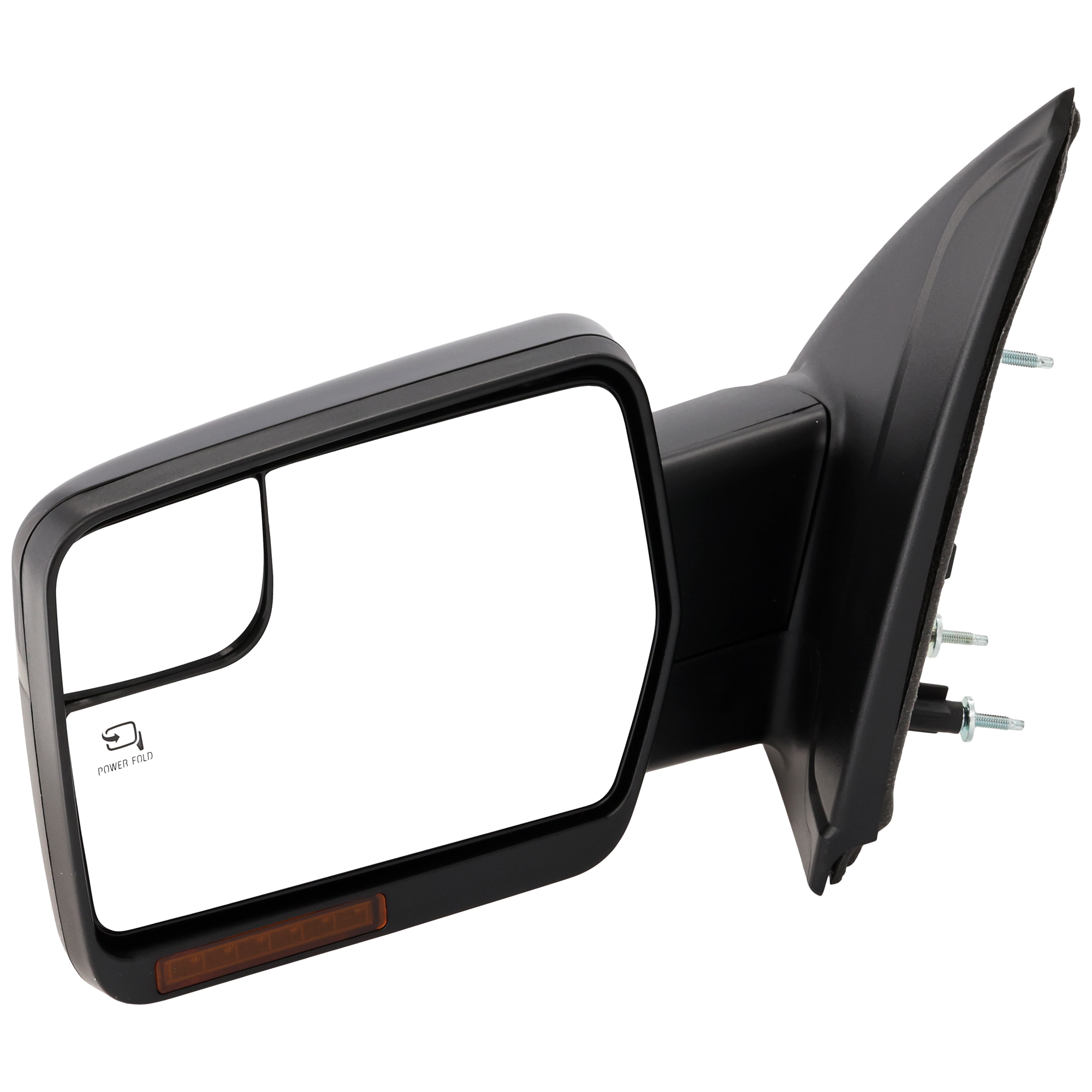 AM F 150-11-14 MIRROR LH Non Towing Power Power Folding Heated Paintable w Blind Spot Glass Memory Puddle Light and Signal Light SKU JFD226EL S Partslink FO1320413 OEM BL3Z17683FAPTM