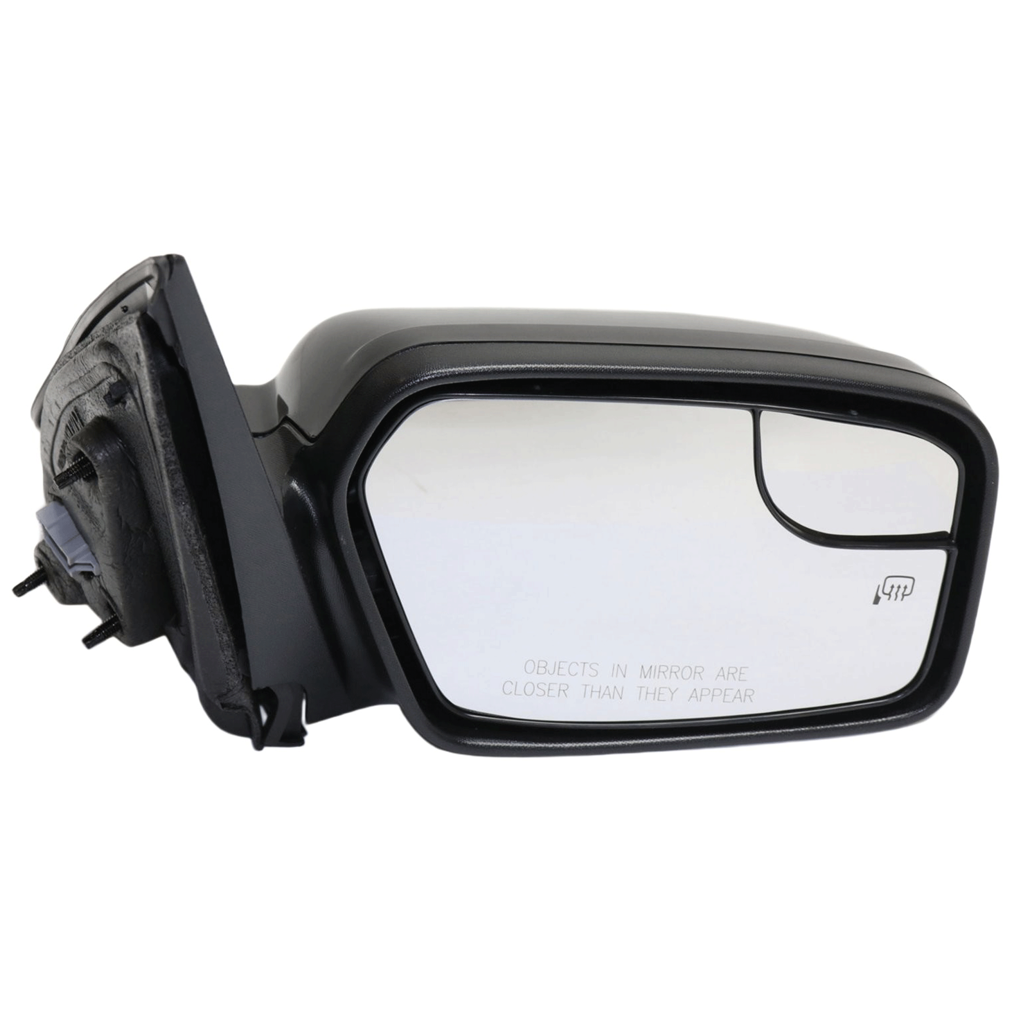 AM FUSION 11-12 MIRROR RH Power Non Folding Heated Paintable w Blind Spot Glass No Puddle Light Exc. Hybrid Model SKU JFD253ER Partslink FO1321421 OEM BE5Z17682CA PFM