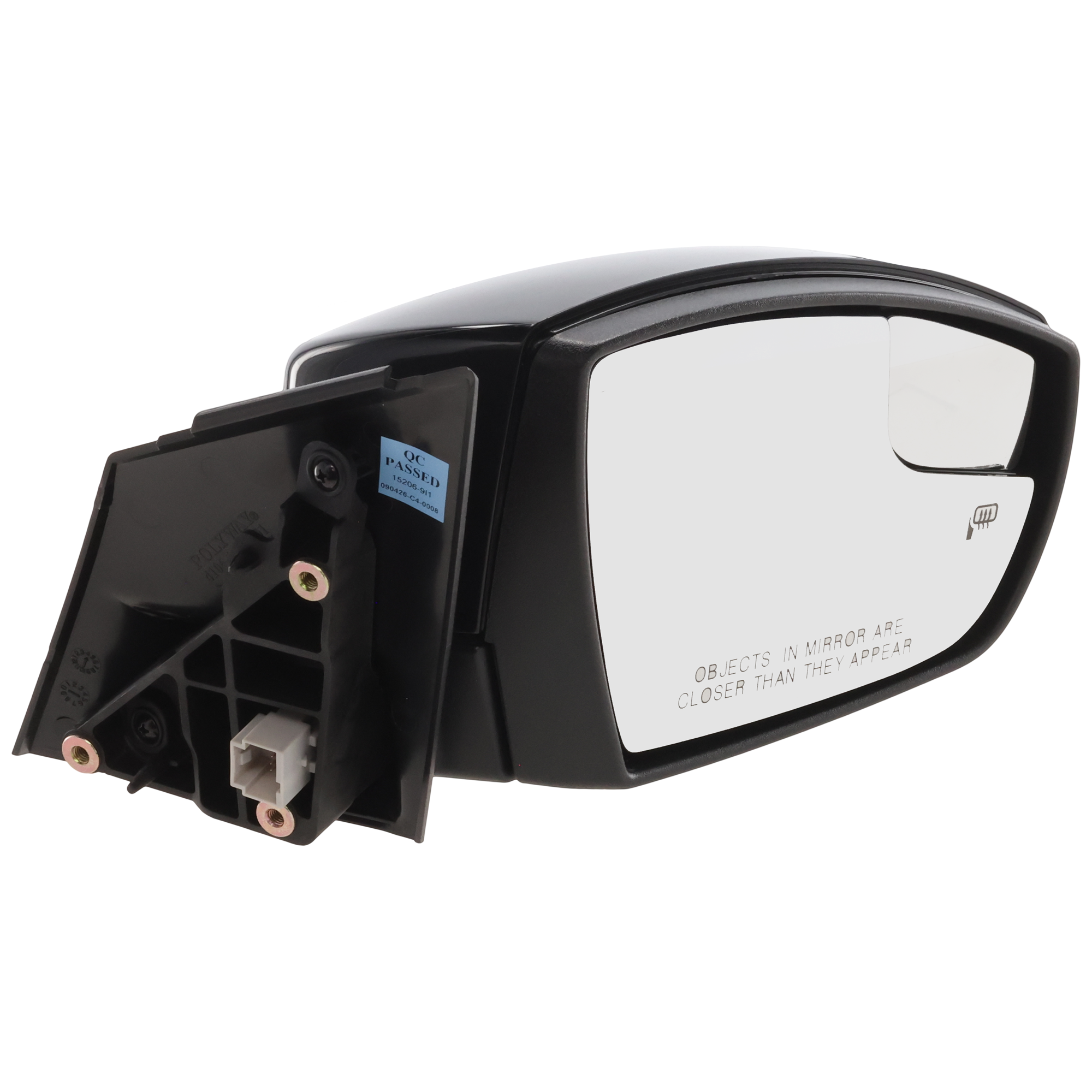 AM FOCUS 12-14 MIRROR RH Power Manual Folding Heated Paintable w Signal Light SE SEL Models HB Sedan SKU JFD259ER S Partslink FO1321462 OEM CP9Z17682DA PFM