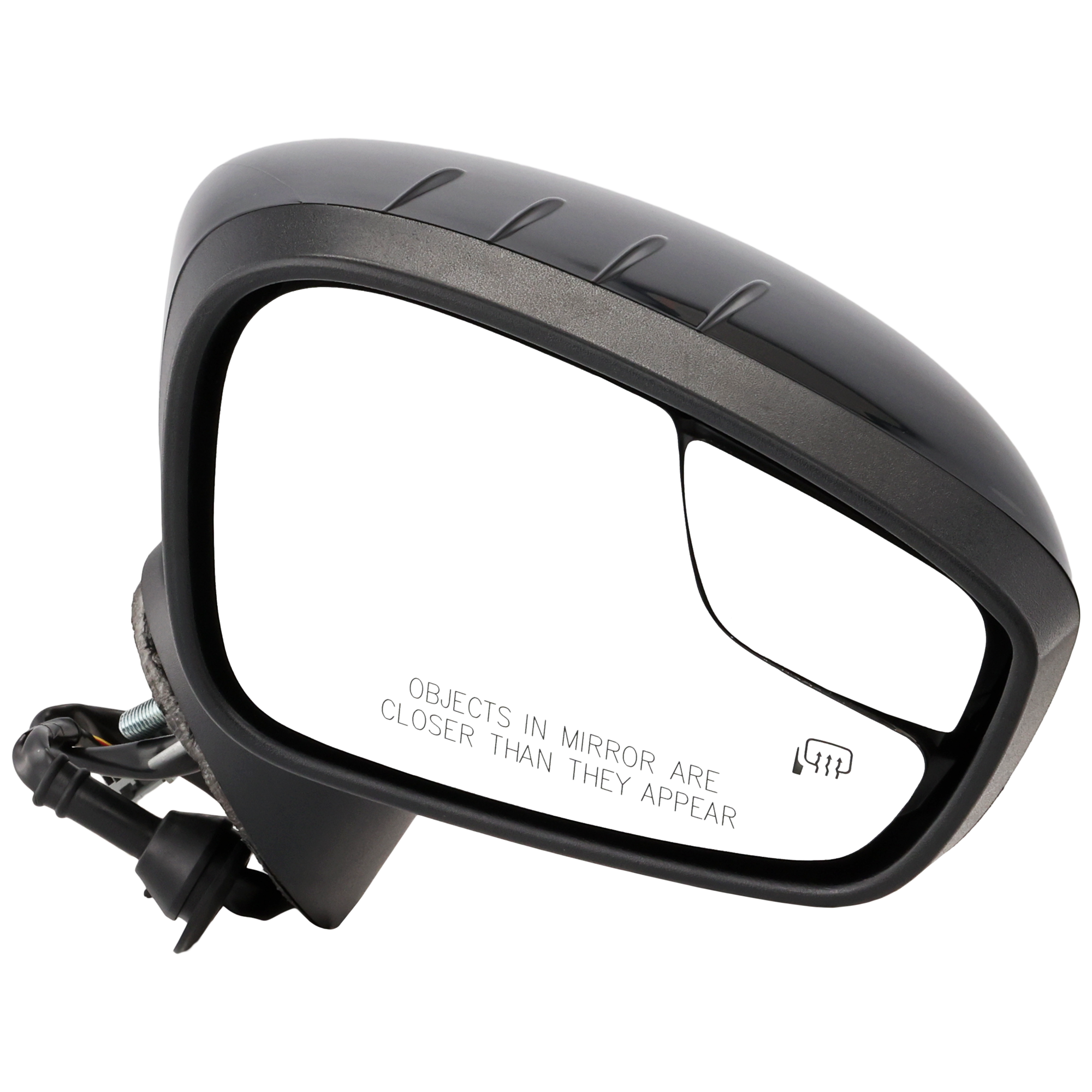 AM FIESTA 11-13 MIRROR RH Power Manual Folding Heated Paintable w Blind Spot Glass No Signal Light HB Sedan SKU JFD270ER Partslink FO1321459 OEM BE8Z17682B PFM