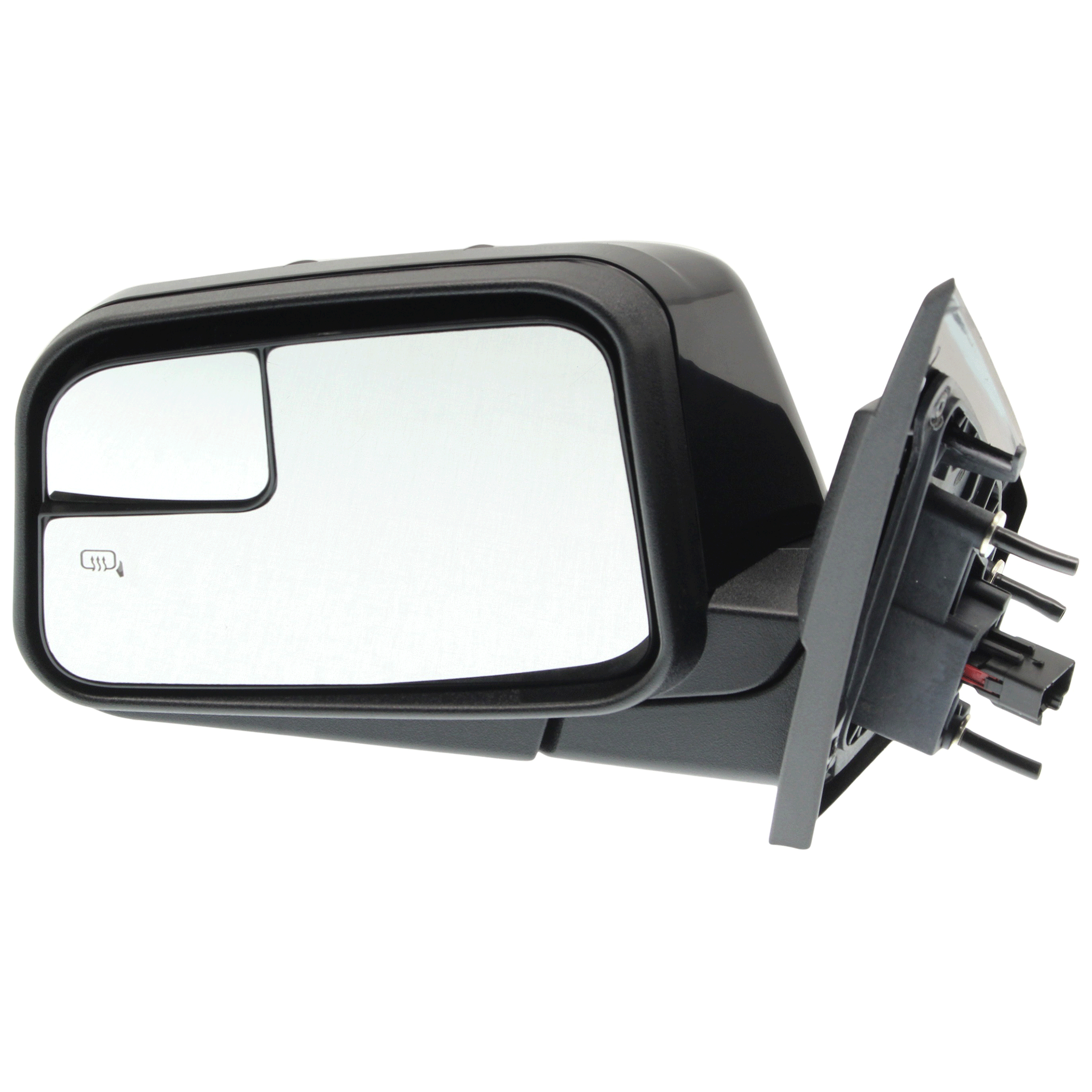 AM EDGE 11-11 MIRROR LH Power Manual Folding Heated Paintable w Blind Spot Glass No Auto dimming Memory and Signal Light SKU JFD272EL Partslink FO1320468 OEM BT4Z17683FAPTM PFM