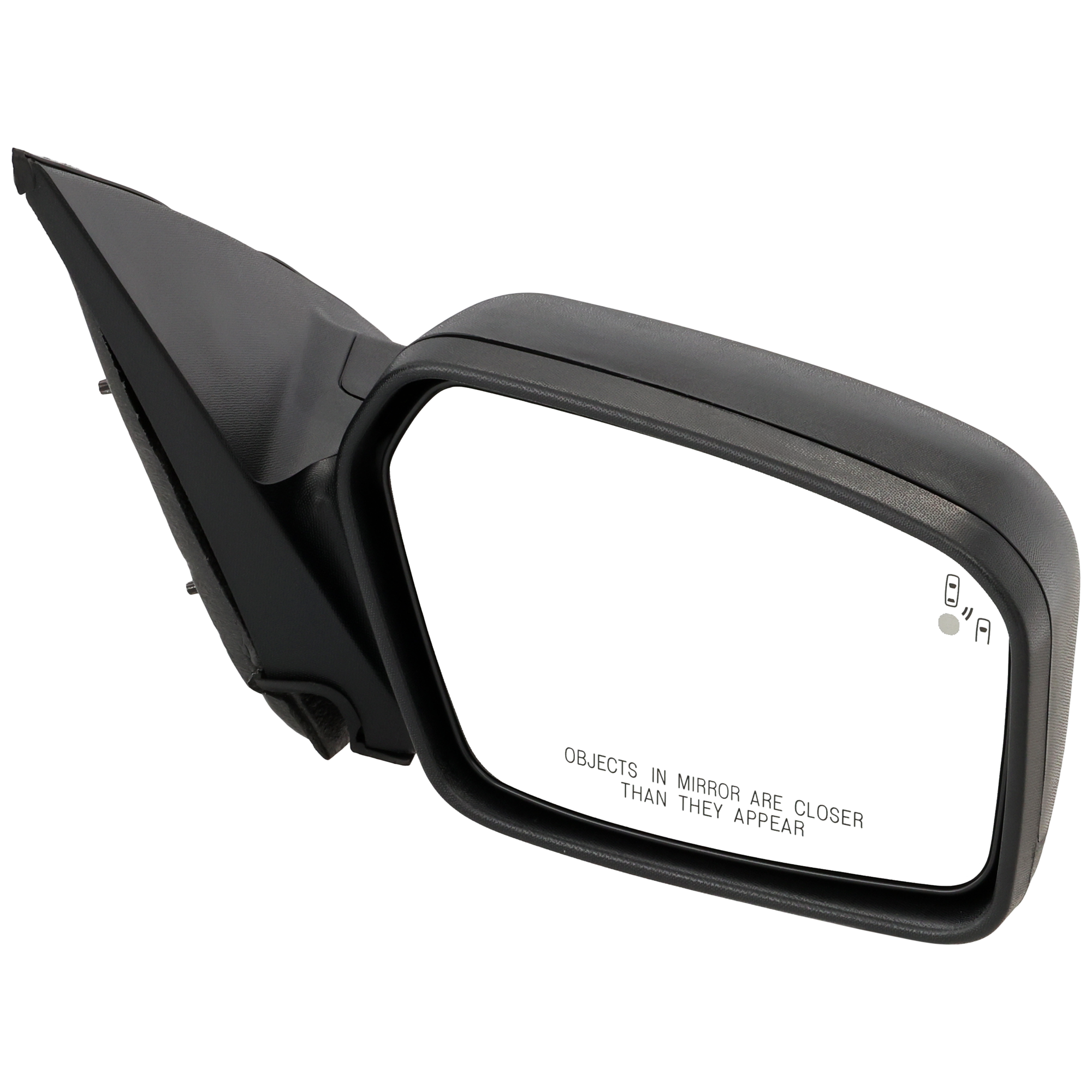 AM FUSION 10-12 MIRROR RH Power Non Folding Heated Paintable Textured 2 Caps w BSD and Puddle Light SKU JFD274ER Partslink FO1321431 OEM 9E5Z17682B PFM