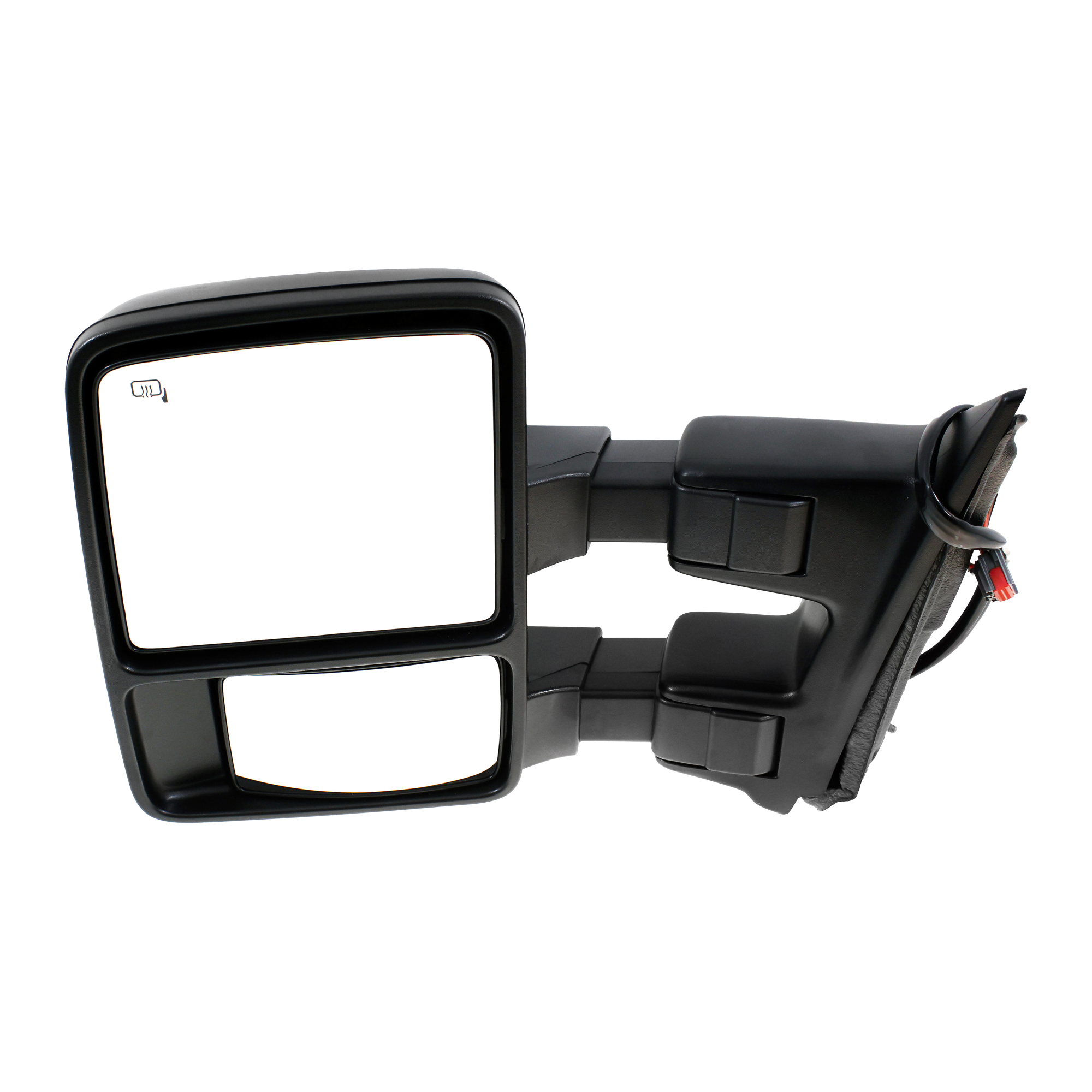 AM F SERIES SUPER DUTY 08-09 TOWING MIRROR LH Power Power Folding Heated Textured w Auto Extend and Signal Light No Memory w Side Maker SKU JFD275EL S Partslink FO1320425 OEM 8C3Z17683AB 7C3Z17683CB