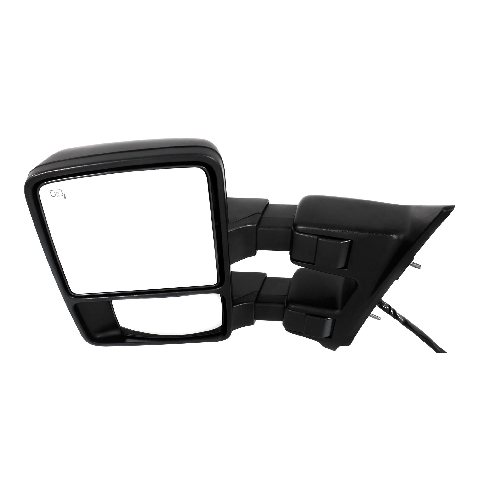 AM F SERIES SUPER DUTY 08-09 TOWING MIRROR LH Power Power Folding Heated Textured w Auto Extend Memory and Signal Light SKU JFD277EL S Partslink FO1320426 OEM 8C3Z17683BB 7C3Z17683FB
