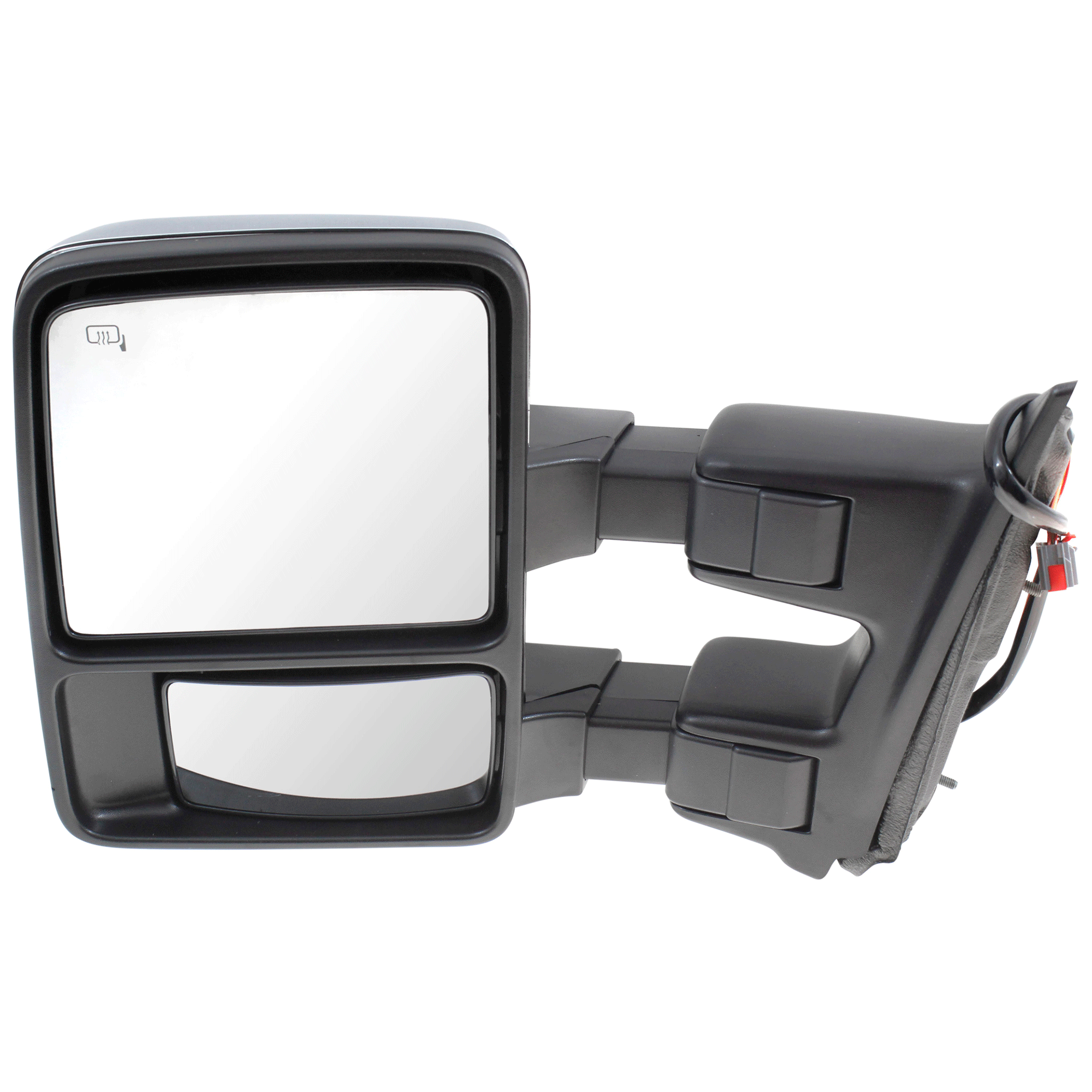 AM F SERIES SUPER DUTY 10-16 TOWING MIRROR LH Power Power Folding Heated Chrome Paintable 2 Caps w Auto Extend and Signal Light No Memory SKU JFD280EL S Partslink FO1320491 FO1320495 OEM 9C3Z17683LA PFM DC3Z17683CA
