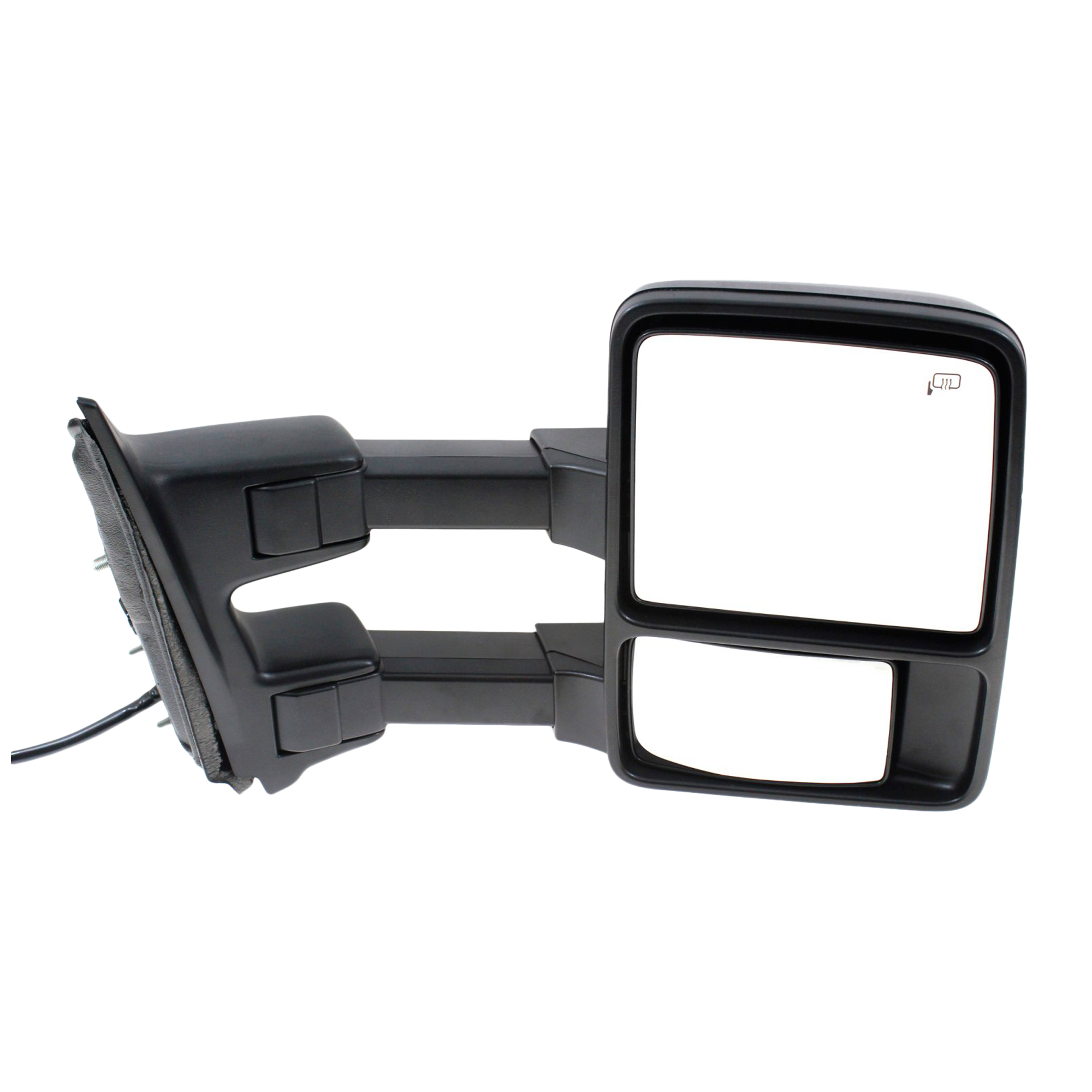 AM F SERIES SUPER DUTY 11-16 TOWING MIRROR RH Power Power Folding Heated Chrome Paintable 2 Caps w Auto Extend Signal Light and Temp Sensor No Memory SKU JFD280ER S1 Partslink FO1321493 OEM BC3Z17682LA PFM