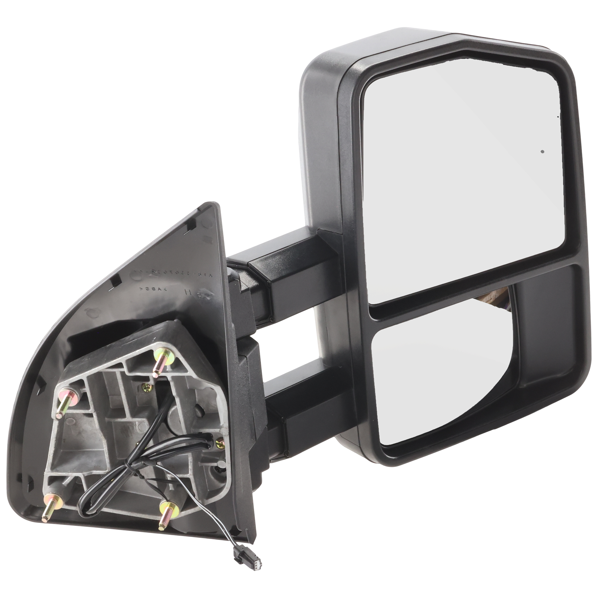 AM F SERIES SUPER DUTY 11-16 TOWING MIRROR RH and LH Manual Adjust Manual Folding Non Heated Textured w Temp Sensor No Signal Light SKU JFD286RL OEM BC3Z17682AA PFM F81Z17683AAB P