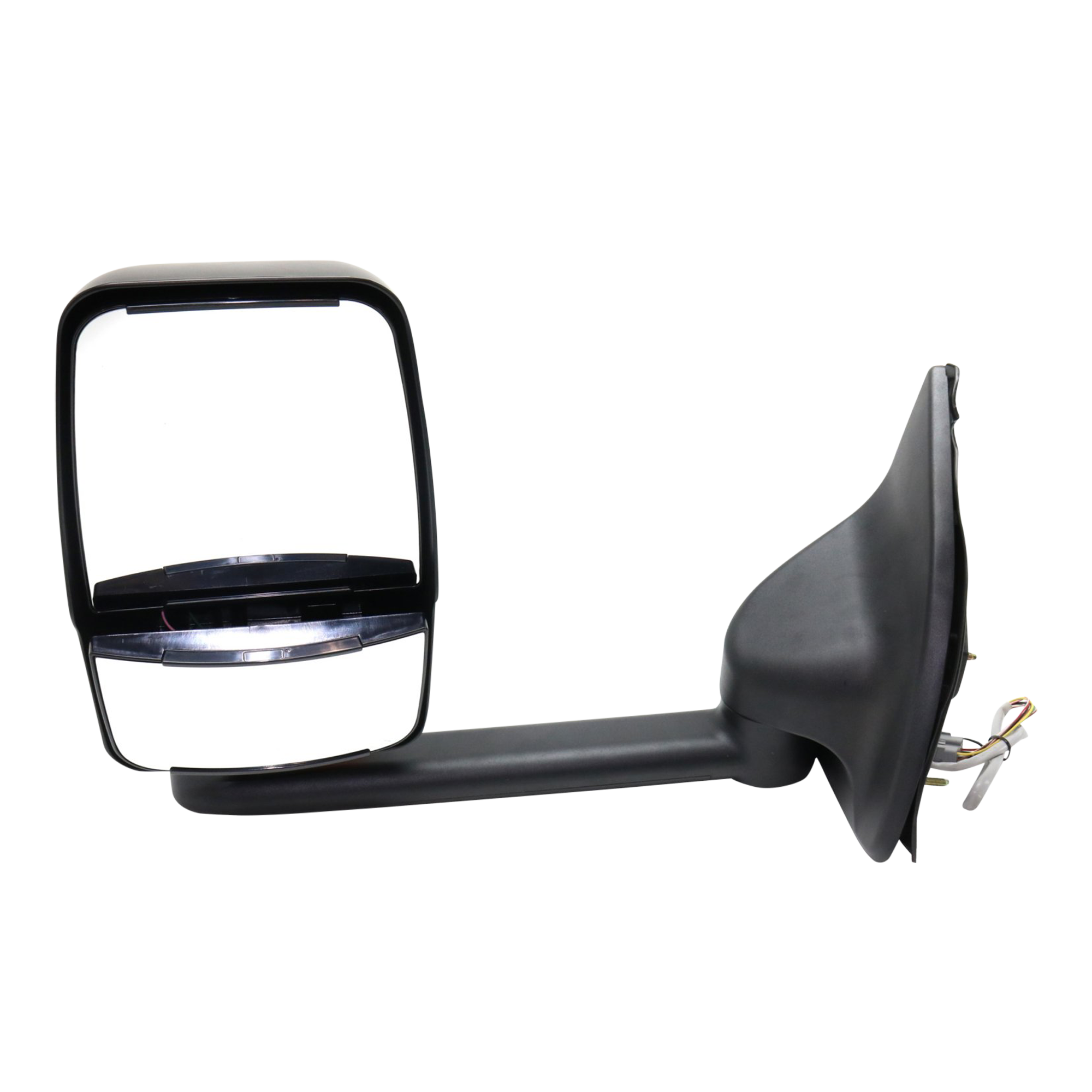 AM F SERIES SUPER DUTY 99-05 TOWING MIRROR LH Power Manual Folding Heated Paintable w Signal Light w Long Arm SKU JFD299EL S OEM 5C3Z17683EAA PFM 5C3Z17D743BAA