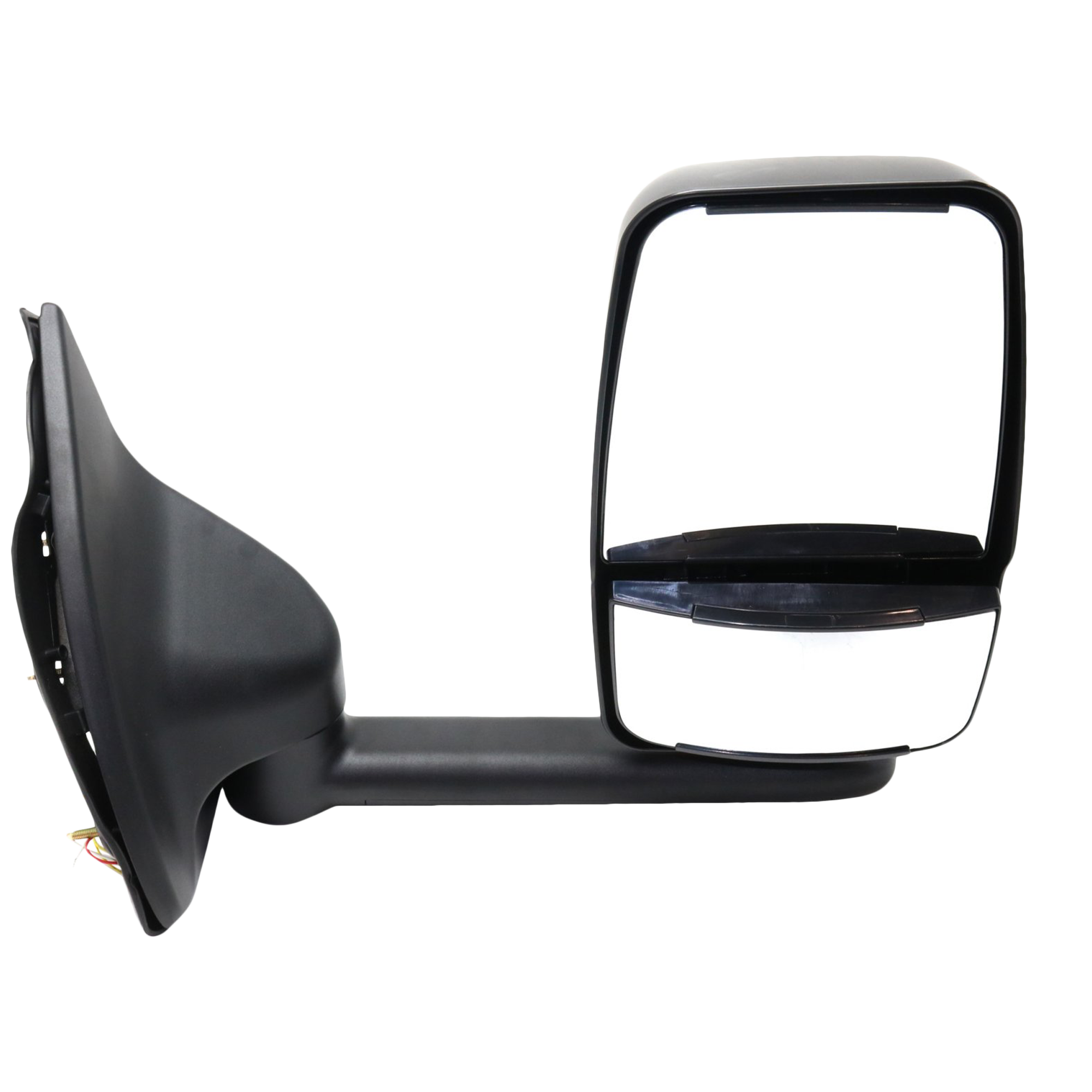 AM F SERIES SUPER DUTY 99-10 TOWING MIRROR RH Manual Adjust Manual Folding Non Heated Paintable w Signal Light w Short Arm SKU JFD302R S OEM F81Z17682AAA PFM 3C3Z17682AAA