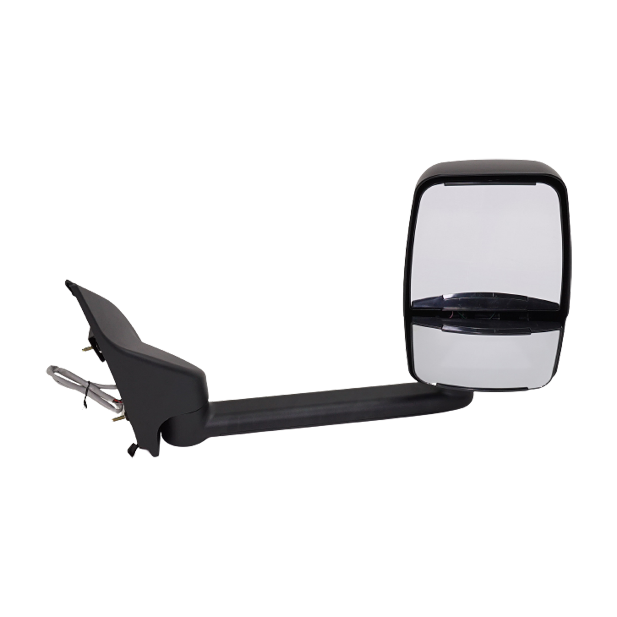 AM F SERIES SUPER DUTY 99-05 TOWING MIRROR RH Power Manual Folding Heated Paintable No Signal Light w Long Arm SKU JFD304ER OEM 3C7Z17682EAA PFM 3C3Z17682DAA