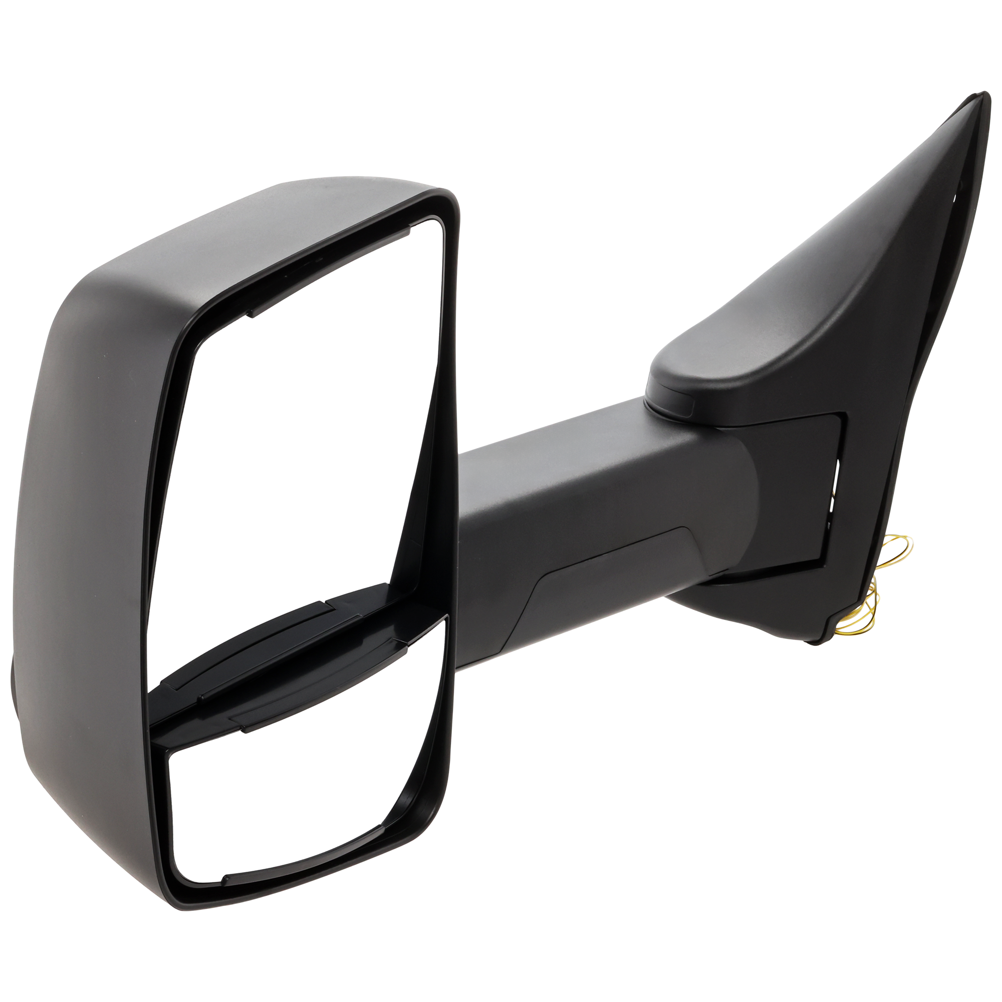 AM ECONOLINE VAN 92-14 TOWING MIRROR LH Manual Adjust Manual Folding Non Heated Textured No Auto dimming BSD In housing Signal Light and Memory 4 Bolt Mount SKU JFD353L S OEM 7C2Z17683DA PFM