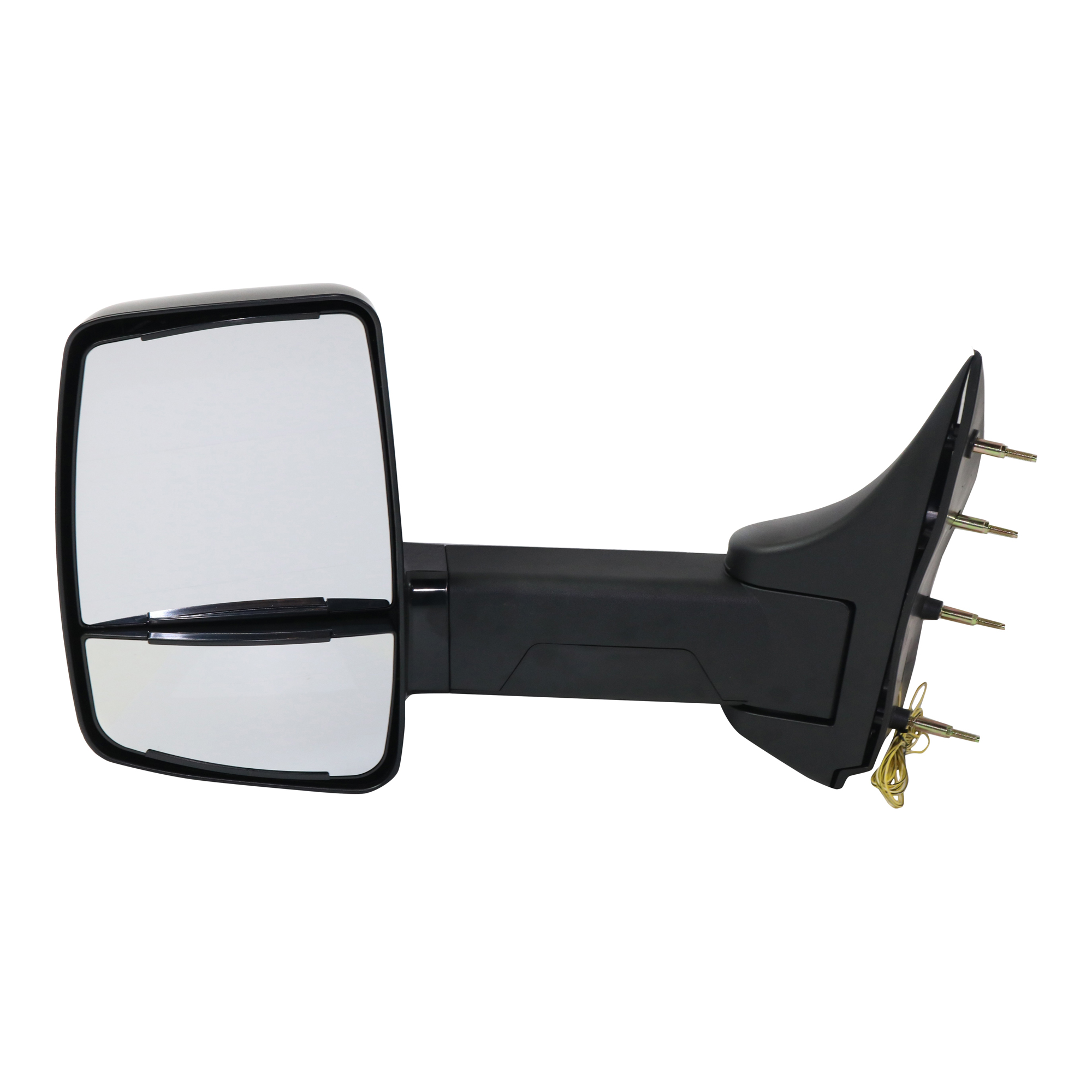 AM ECONOLINE VAN 92-14 TOWING MIRROR LH Manual Adjust Manual Folding Non Heated Paintable No Auto dimming BSD In housing Signal Light and Memory 4 Bolt Mount SKU JFD354L S OEM 7C2Z17683DA PFM