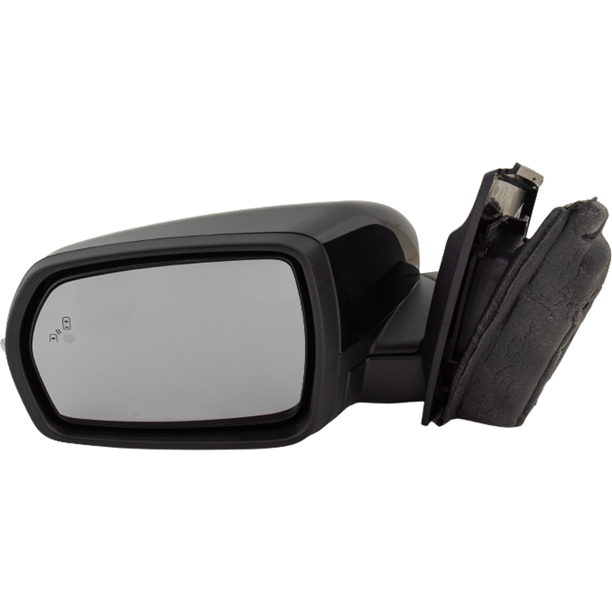 AM EDGE 15-18 MIRROR LH Power Manual Folding Heated Paintable w BSD in Glass In housing Signal Light and Memory No Auto dimming w Puddle Lamp SKU JFD383EL S Partslink FO1320563 OEM FT4Z17683EB PFM