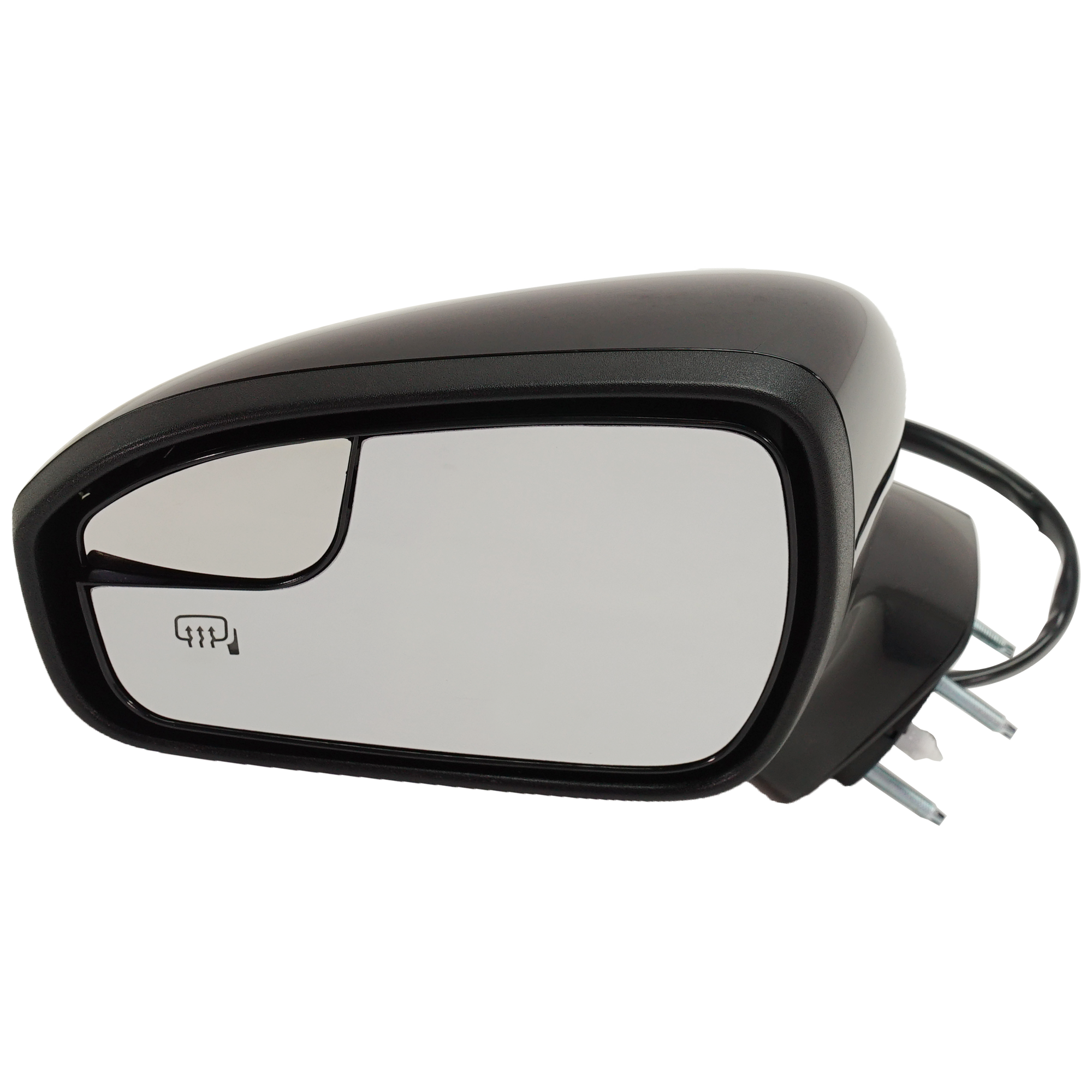 AM FUSION 18-20 MIRROR LH Power Manual Folding Heated Paintable w Memory Puddle Light and Signal Light No BSD SKU JFD386EL S Partslink FO1320623 OEM JS7Z17683XA DS7Z17D743BAPTM