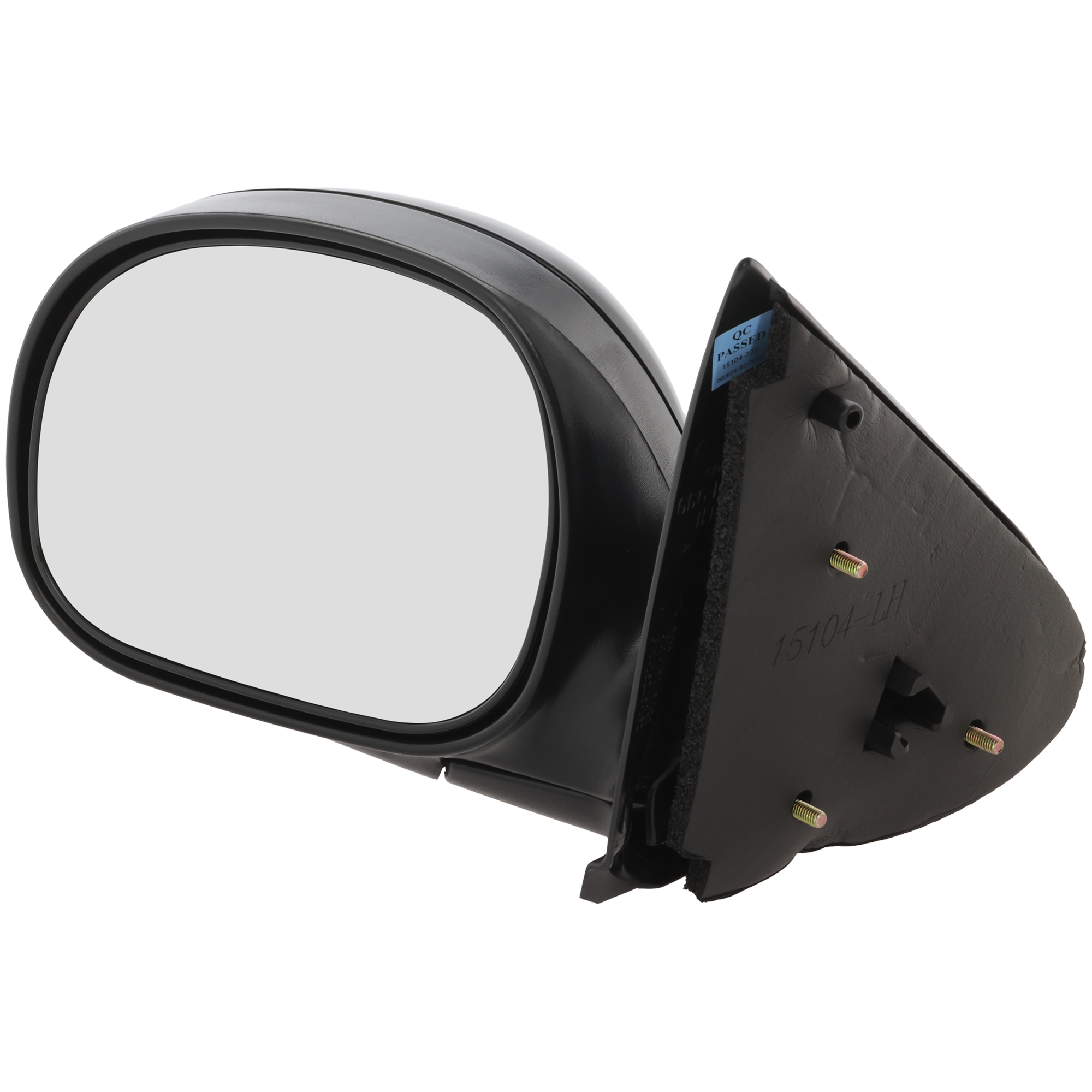 AM F 150-97-02 F 250-97-99 MIRROR LH Non Towing Manual Adjust Manual Folding Non Heated Paintable Contour Style Standard Extended Cab SKU JFD39L Partslink FO1320178 OEM F85Z17683BAA