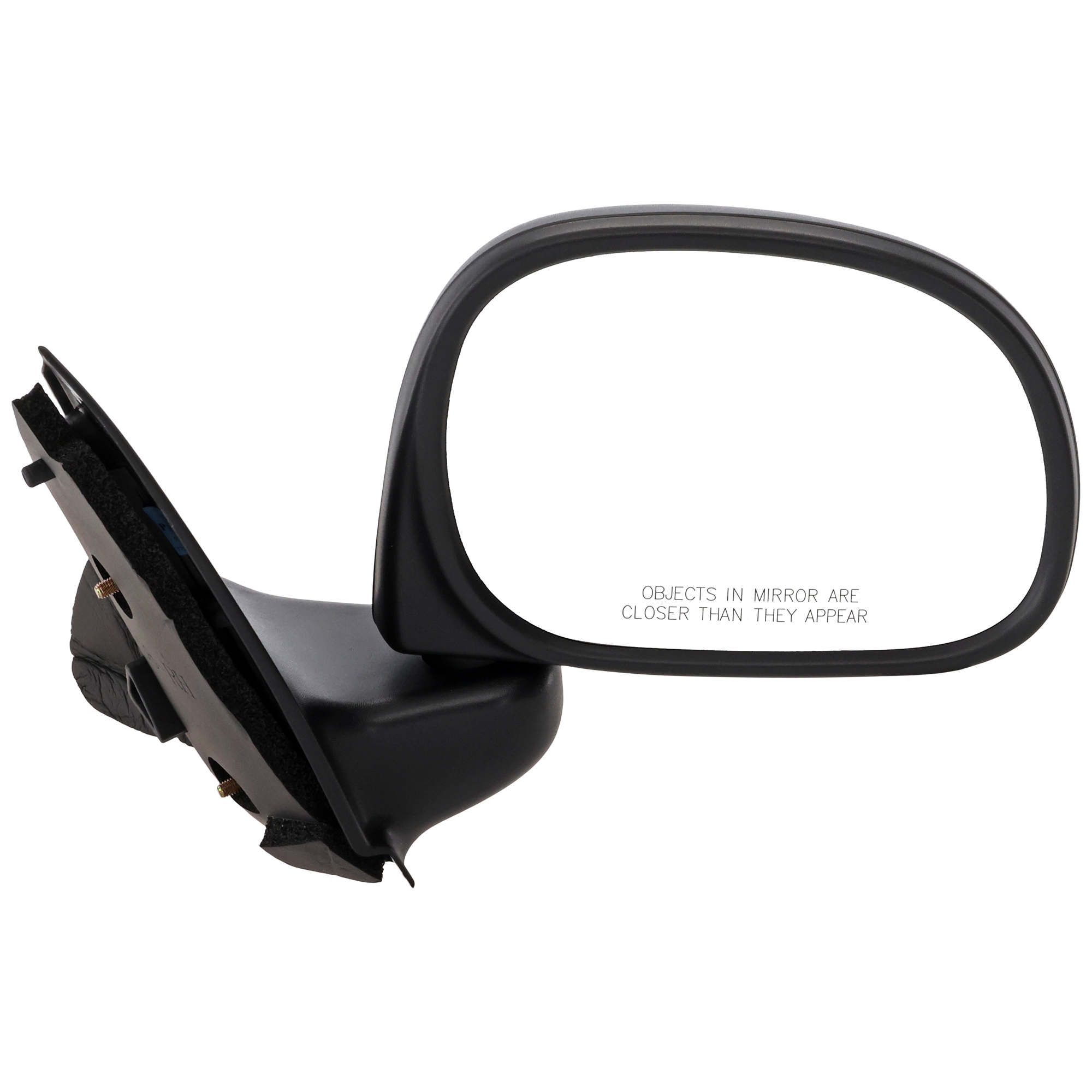 AM F 150-97-02 F 250-97-99 MIRROR RH Non Towing Manual Adjust Manual Folding Non Heated Textured Paddle Style To 2-11-02 All Cab Types SKU JFD40R Partslink FO1321132 OEM F75Z17682HAA