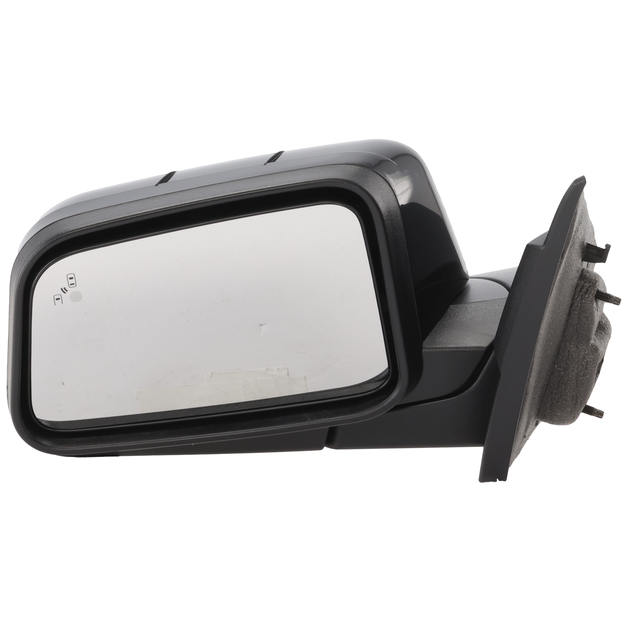 AM EDGE 11-11 MIRROR LH Power Manual Folding Heated w BSD Puddle Light Paintable No Auto dimming Signal Light and Memory To 2-8-11 SKU JFD457EL S Partslink FO1320470 OEM BT4Z17683GAPTM