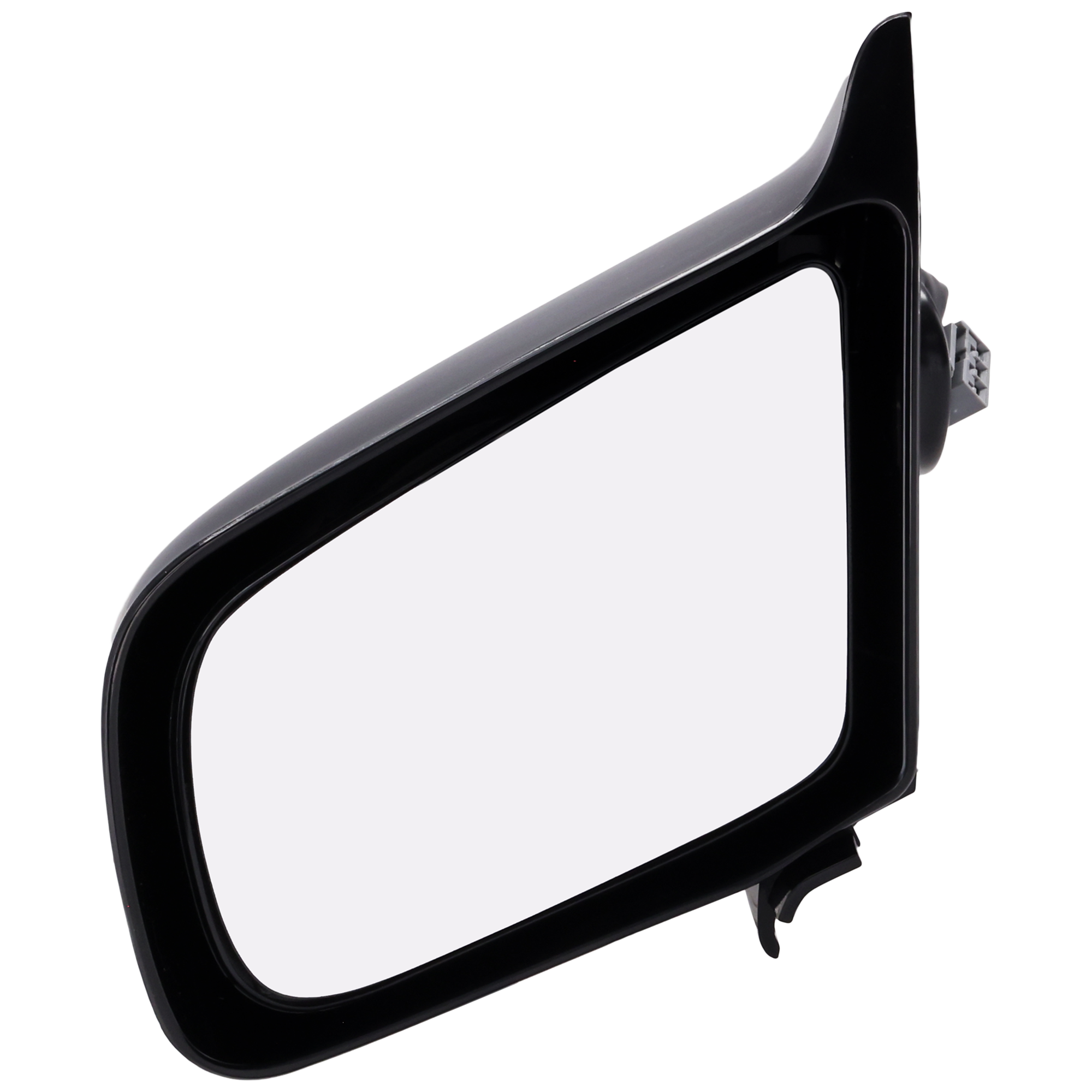 AM MUSTANG 87-93 MIRROR LH Power Non Folding Non Heated Textured Corner Mount Hatchback w o T top roof SKU JFD551EL Partslink FO1320390 OEM E9ZZ17682B