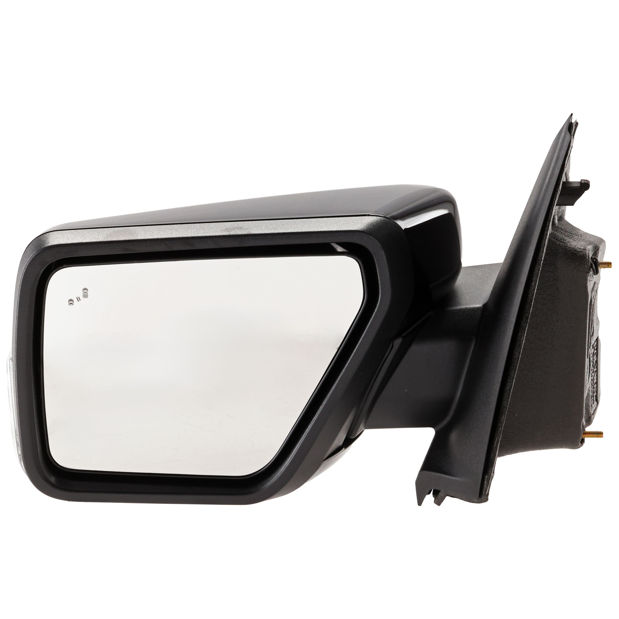 AM F 150-21-24 MIRROR LH Power Power Folding Heated Paintable w BSD Memory Puddle Light and Signal Light w o Trailer Backup Assist and Side View Camera Crew Extended Cab SKU JFD555EL Partslink FO1320705 OEM ML3Z 17683GAPTM PFM ML3Z17683G