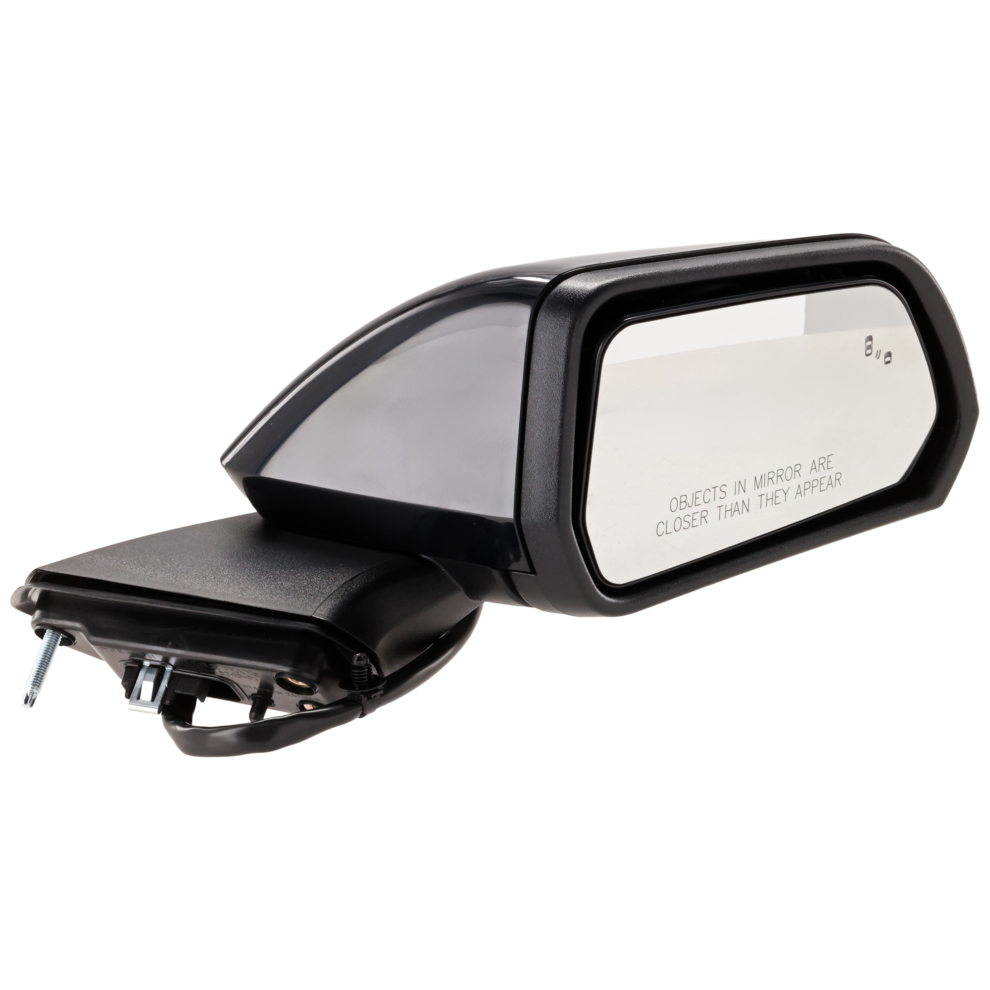 AM MUSTANG 24-25 MIRROR RH Power Manual Folding Heated Paintable w BSD and Puddle Light No Signal Light Convertible Coupe EcoBoost Premium GT Premium Models SKU JFD558ER Partslink FO1321758 OEM PR3Z17682B PFM