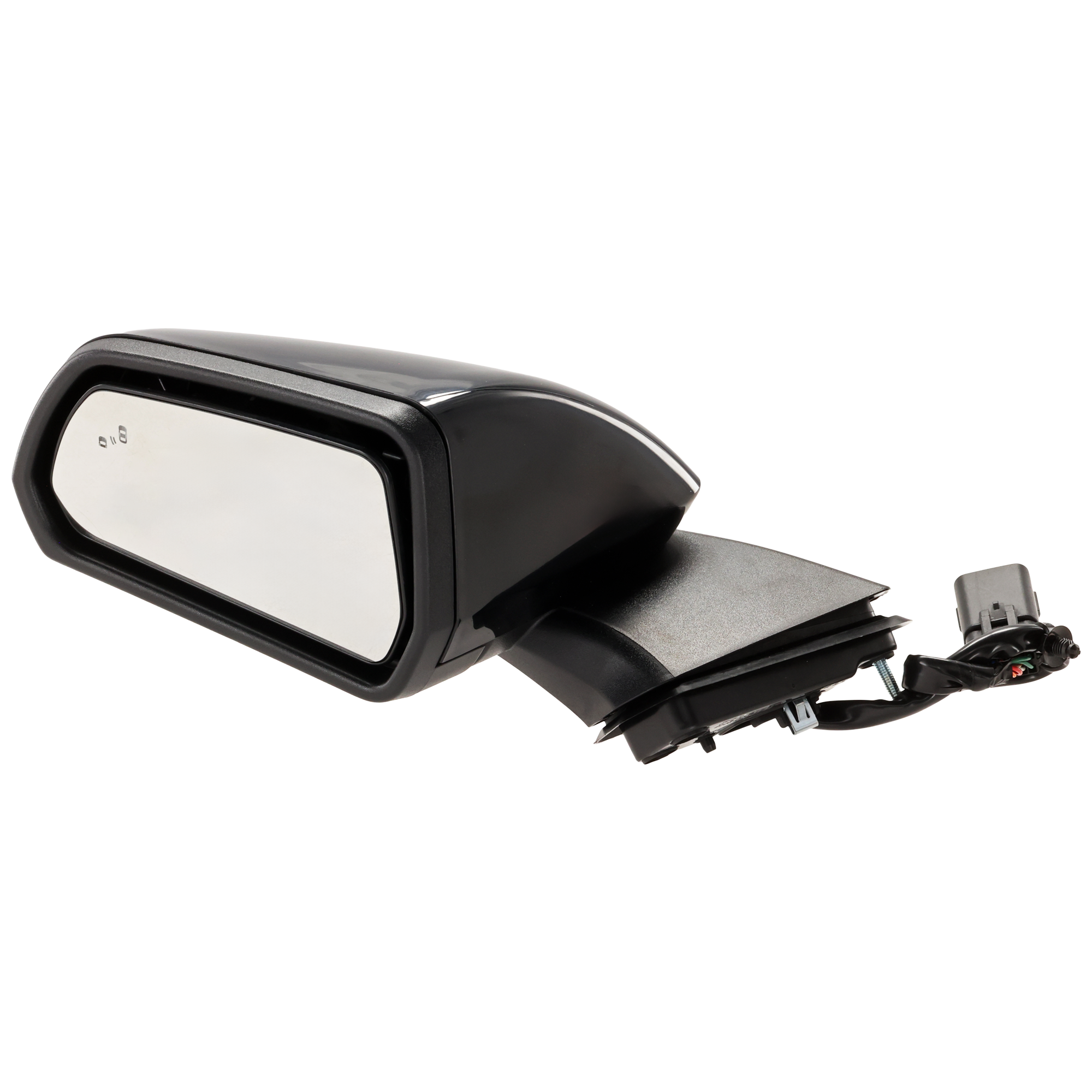 AM MUSTANG 24-25 MIRROR LH Power Manual Folding Heated Paintable w BSD Memory Puddle Light and Signal Light Convertible Coupe EcoBoost Premium GT Premium Models SKU JFD559EL Partslink FO1320759 OEM PR3Z17683C PFM