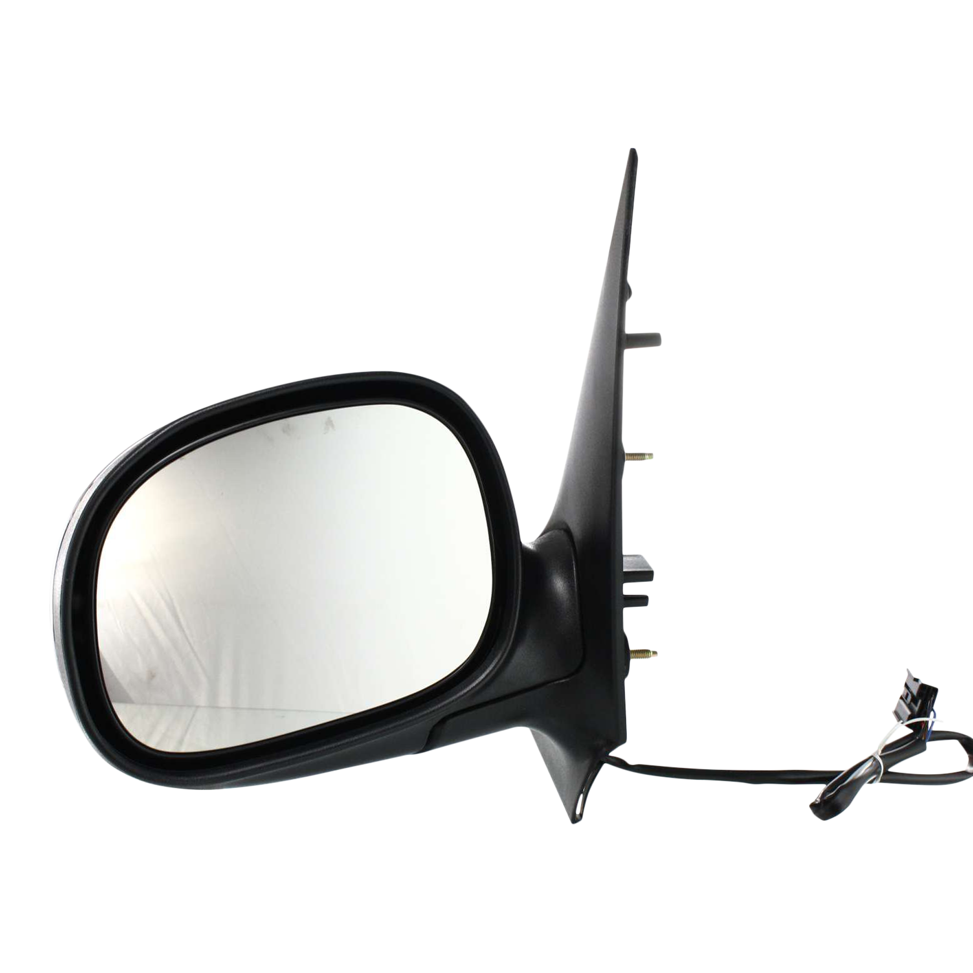 AM EXPEDITION 97-02 MIRROR LH Non Towing Power Manual Folding Heated Chrome No Auto dimming BSD Memory and Signal Light SKU JFD57CL Partslink FO1320159 OEM F85Z17683HAB
