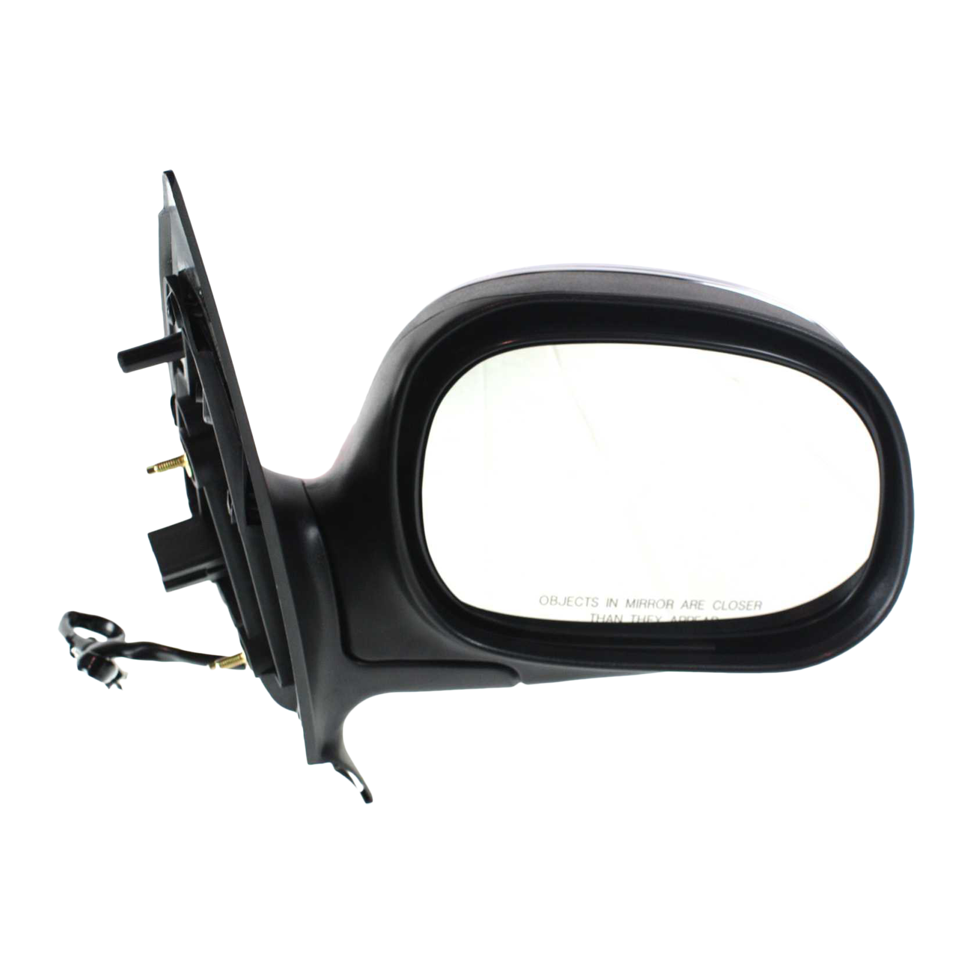 AM EXPEDITION 97-02 MIRROR RH Non Towing Power Manual Folding Heated Chrome No Auto dimming BSD Memory and Signal Light SKU JFD57CR Partslink FO1321159 OEM F85Z17682HAC